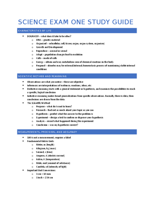 Foundations In Science Exam 4 - Exam 4 Study Guide IS Ch 21-21. × ...