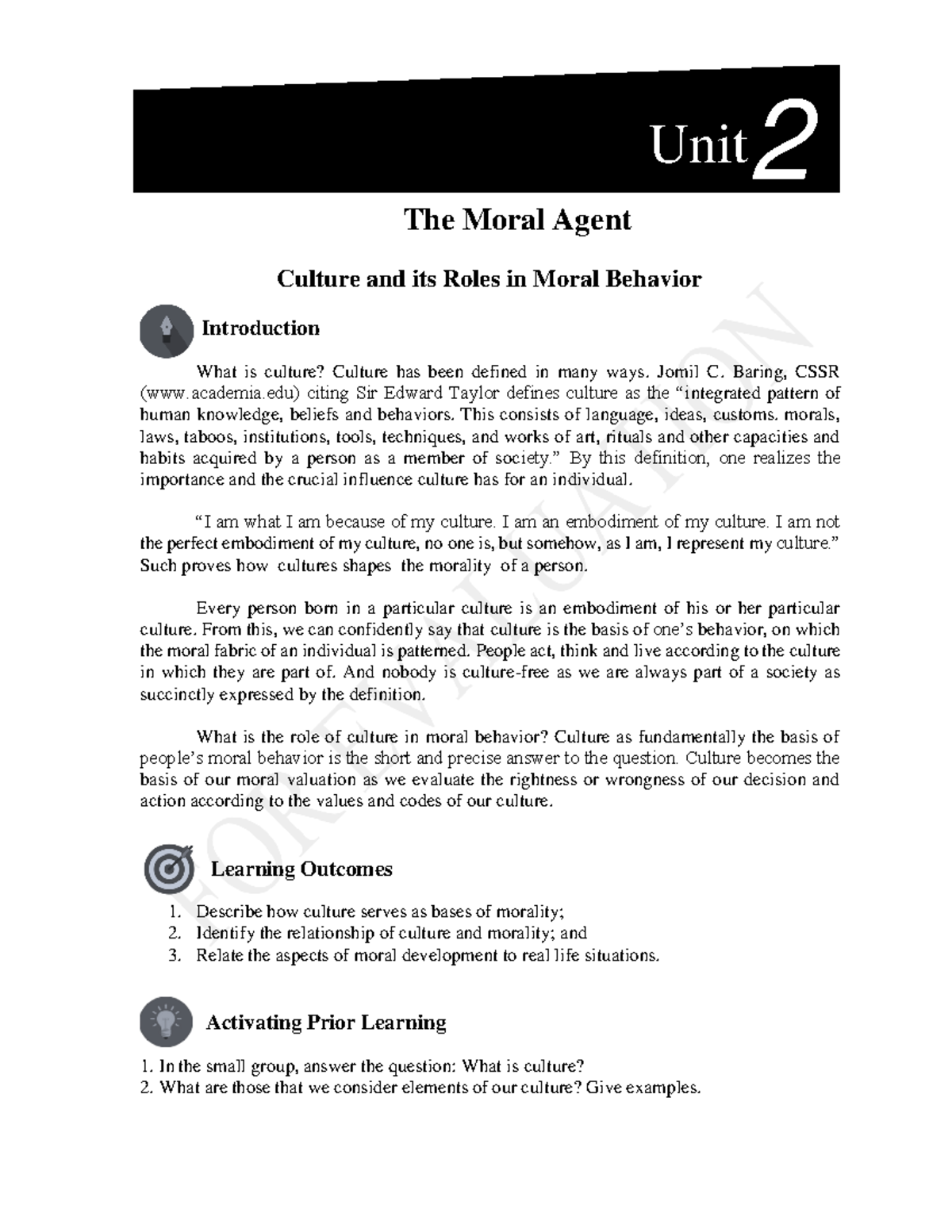 unit-2-the-moral-agent-the-moral-agent-culture-and-its-roles-in-moral