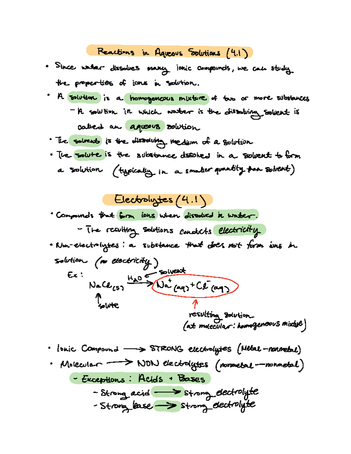 Chem Chapter 4 - CHEM 1210 - Studocu