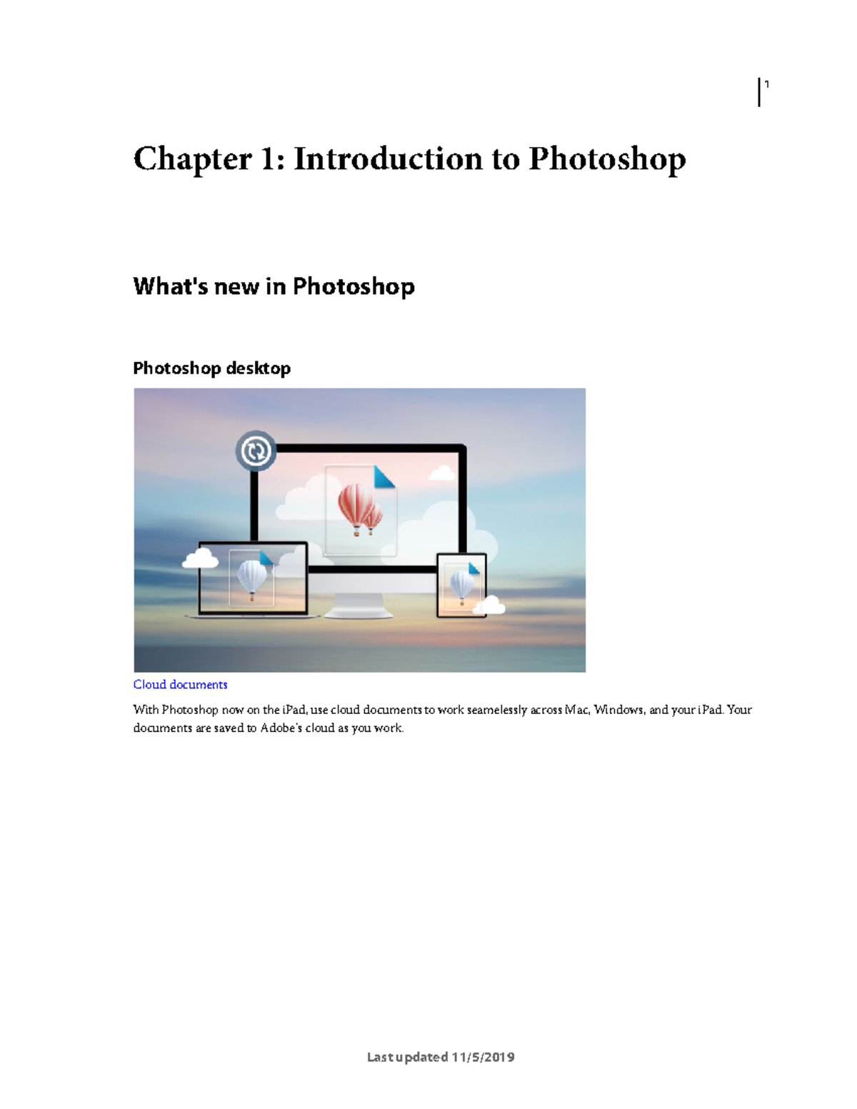Photoshop reference 1 - Chapter 1: Introduction to Photoshop What's new ...