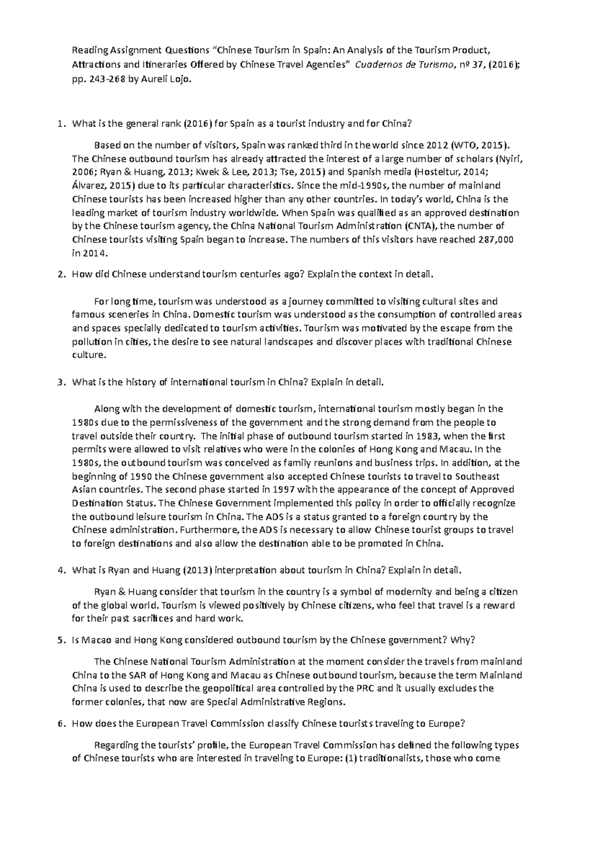 Assignment 3 Chinese Tourism In Spain Studocu Assignment 3 Chinese Tourism In Spain Studocu