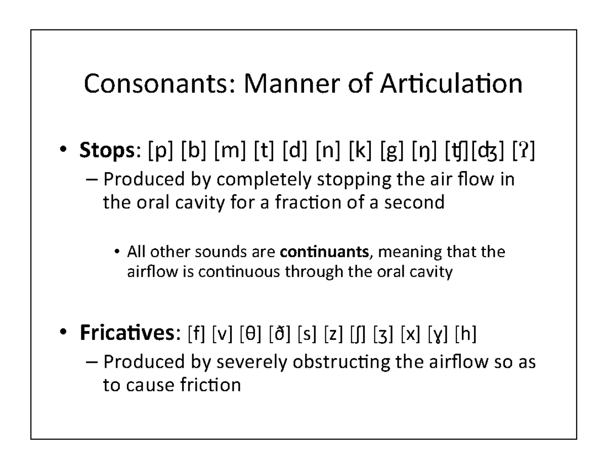 Phonetics Examples-2 - This talks about the sounds and mouth movement ...