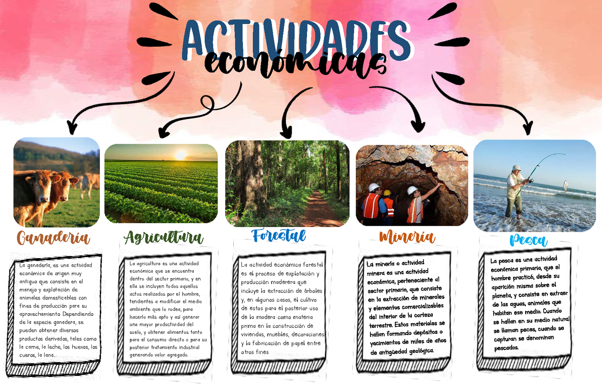 Act Eco Diapositive Ssjs Económicas Ganadería Agricultura Forestal Minería Pesca La Actividad 1377