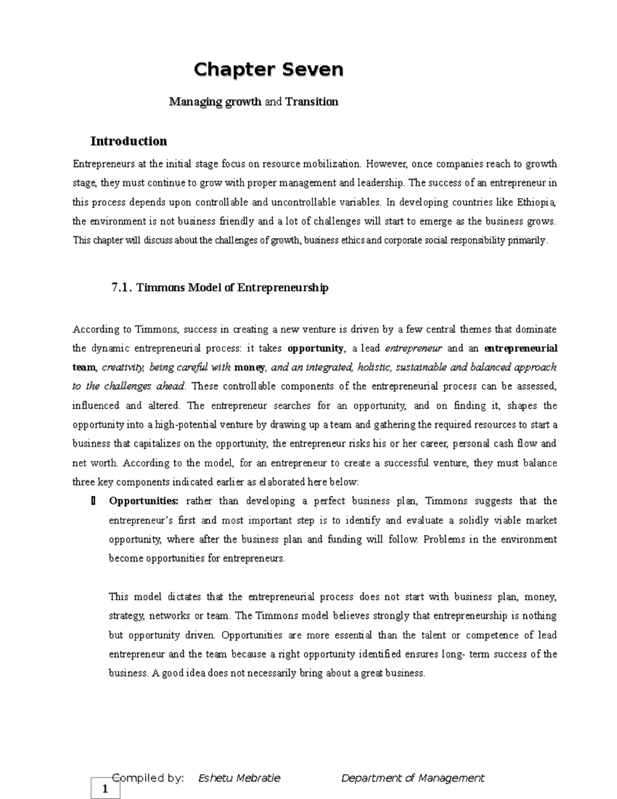 7 - FDFJDKNKCDJGRRETR;wjwddsdbvuhv kc v - 1 Chapter Seven Chapter Seven ...