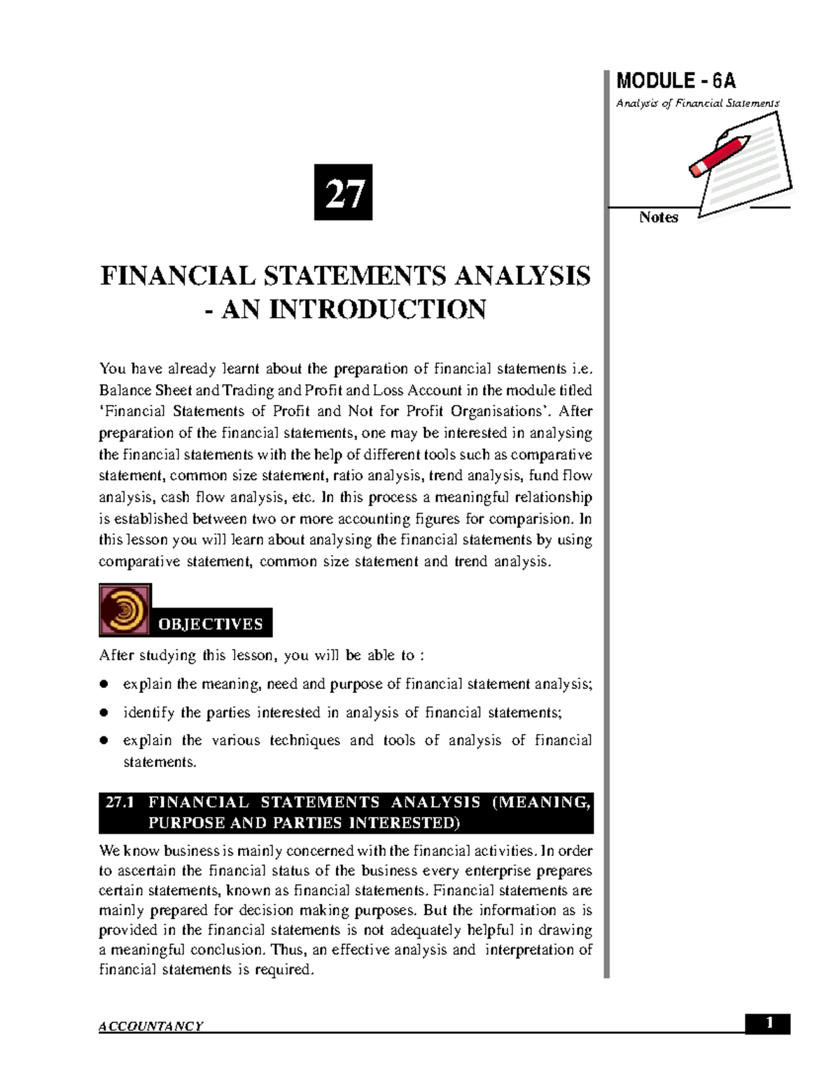 Additional Reading - 1 6 - Financial Statements Analysis - An ...