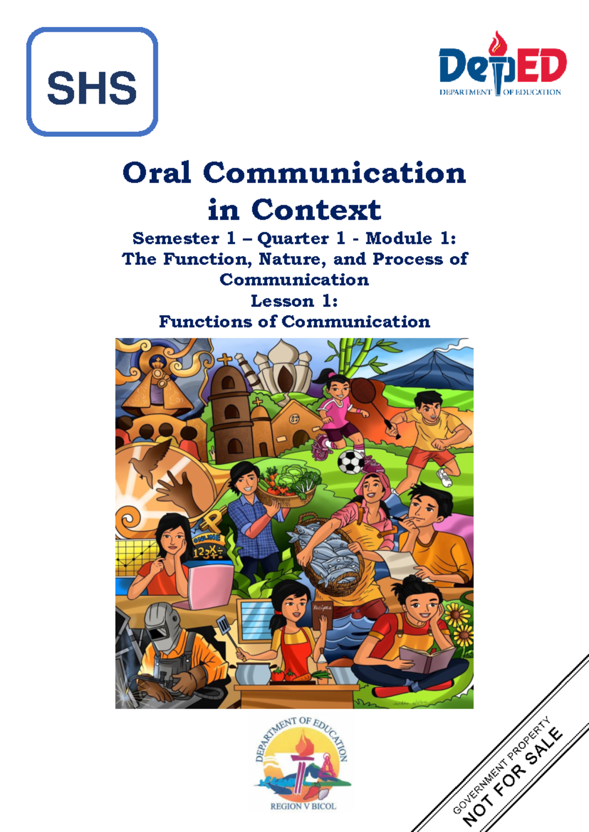 Q1 M1 L1 Oral Comm-Functions-of-Communication - Oral Communication in ...
