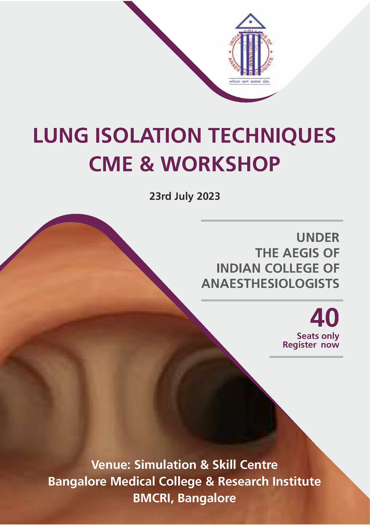 Lung Isolation Techniques Venue Simulation Skill Centre