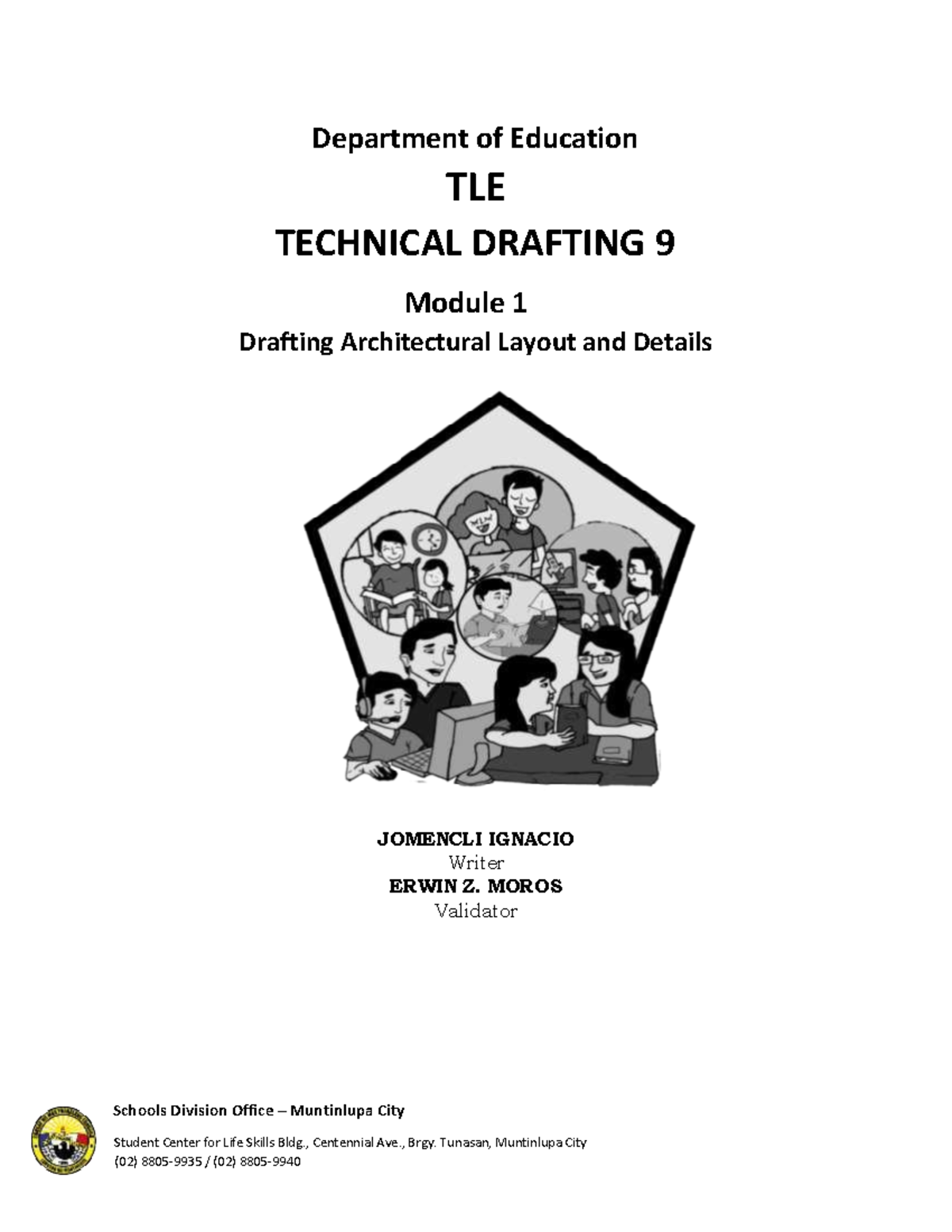 Technical drafting 9 M1 W1 2 TLE 1 Department of Education TLE