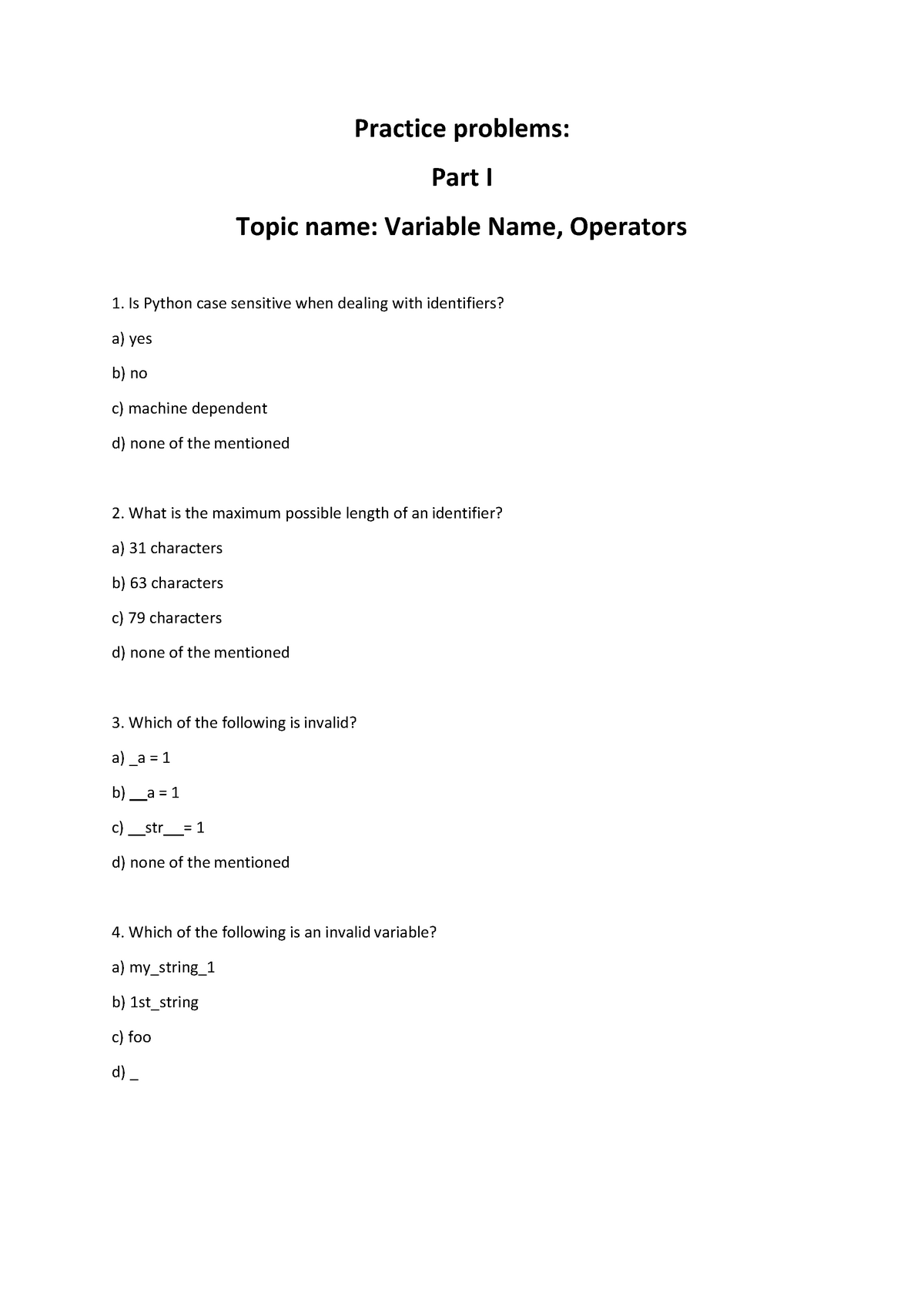 python-practice-mcq-warning-tt-undefined-function-32-warning-tt