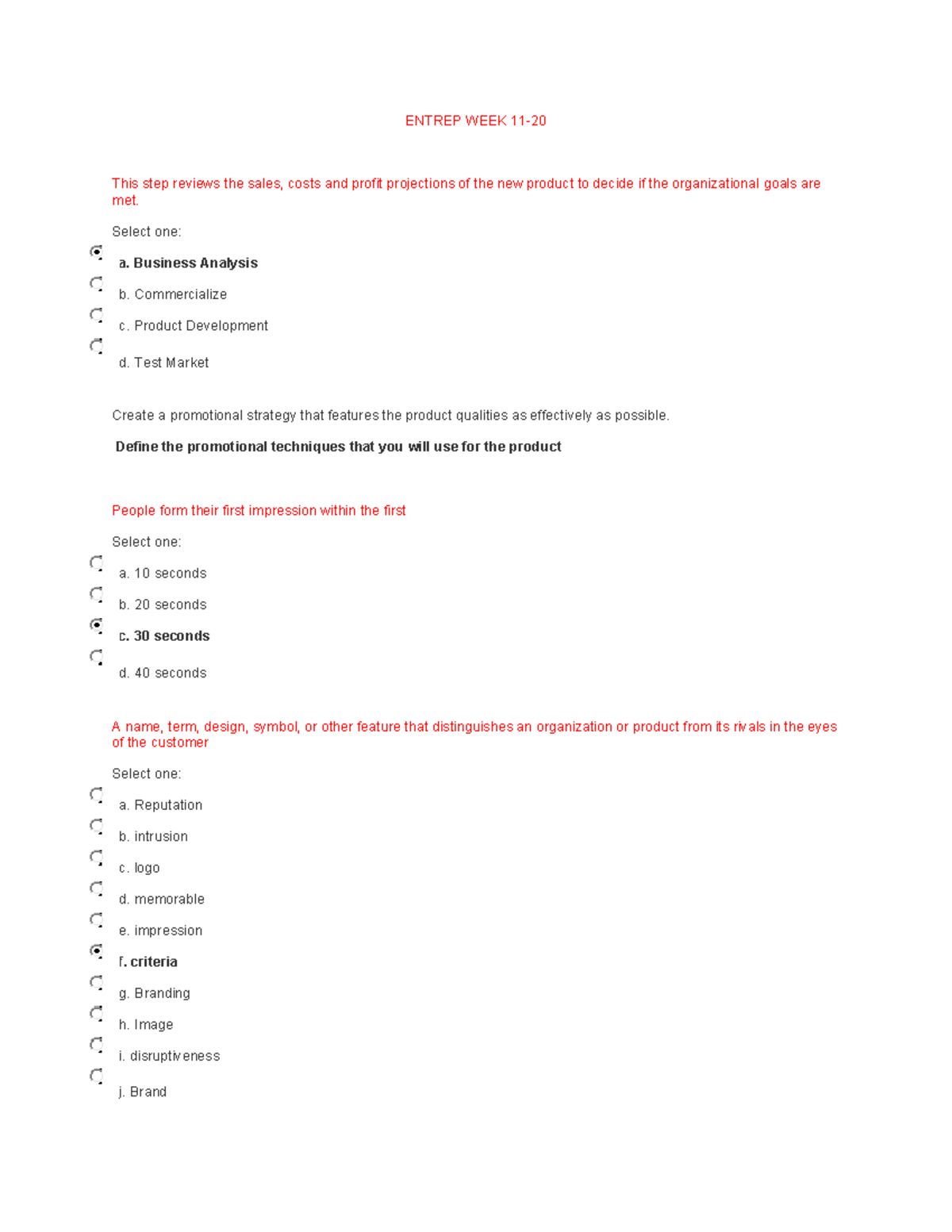 Entrep-week-11-20 compress - ENTREP WEEK 11- This step reviews the ...