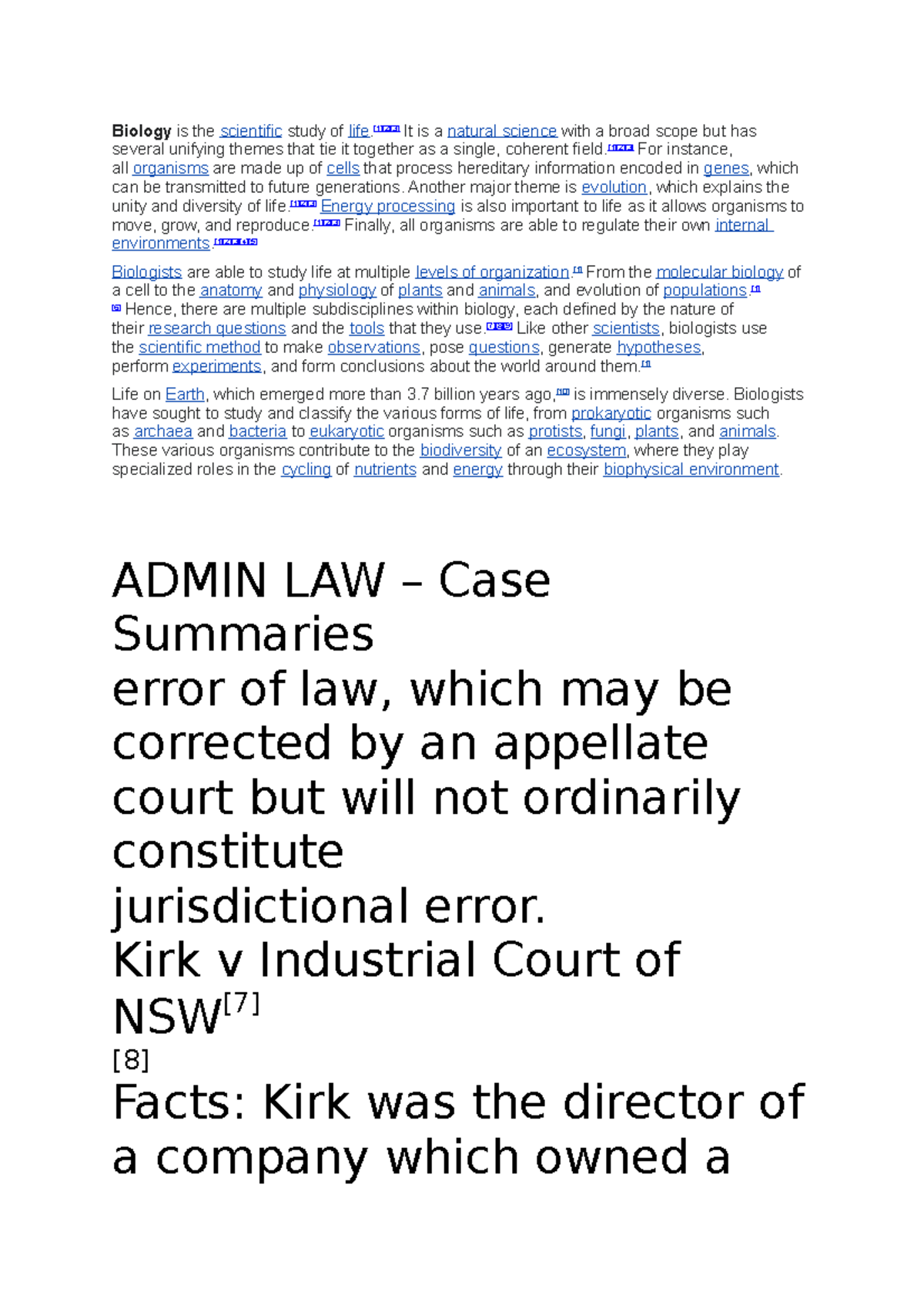 Biology expanded definition of the meaning of biology 1005BPS