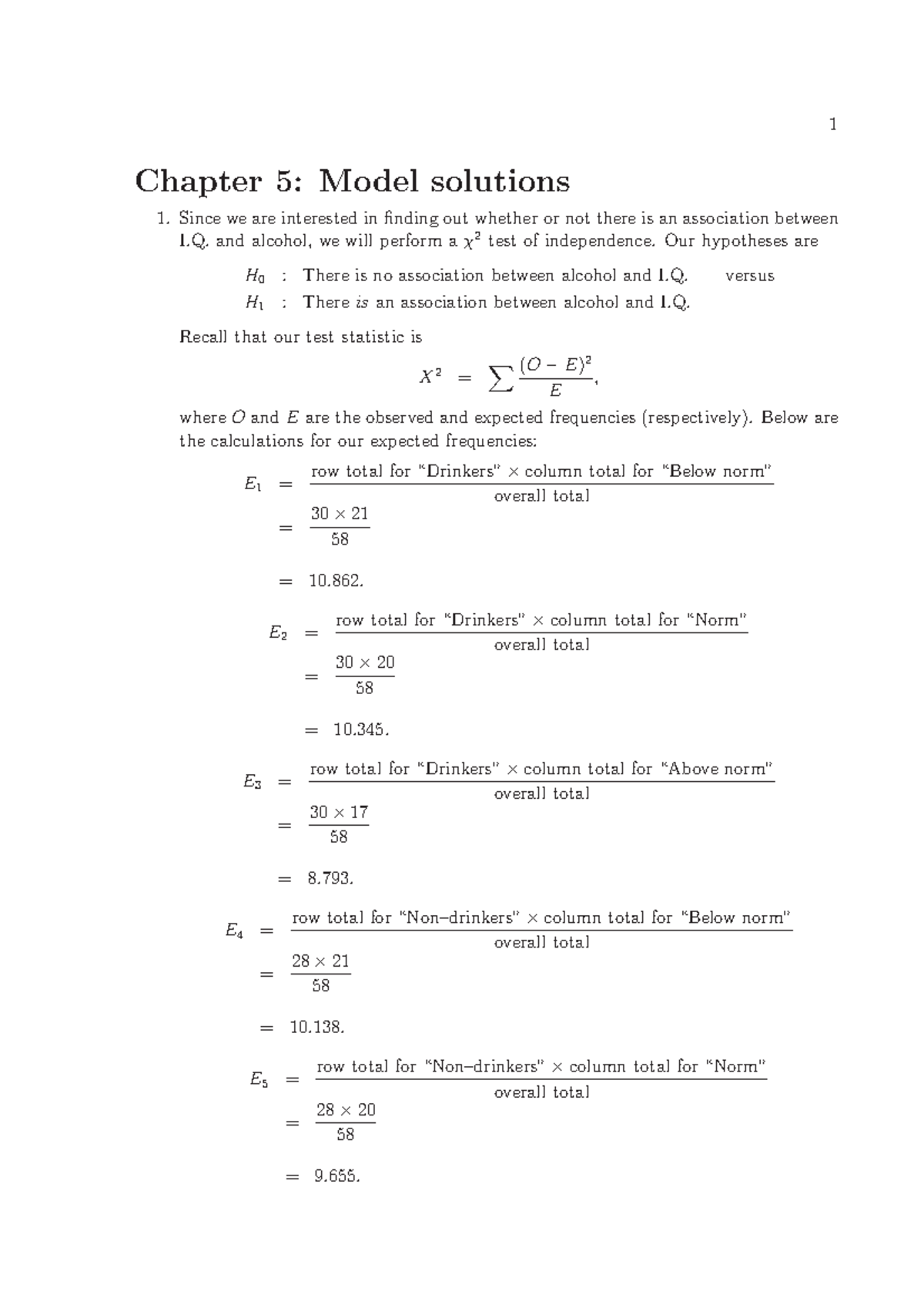 MAS1403 2016-2017 Chapter 5 Exercises + Solutions - Chapter 5: Model ...