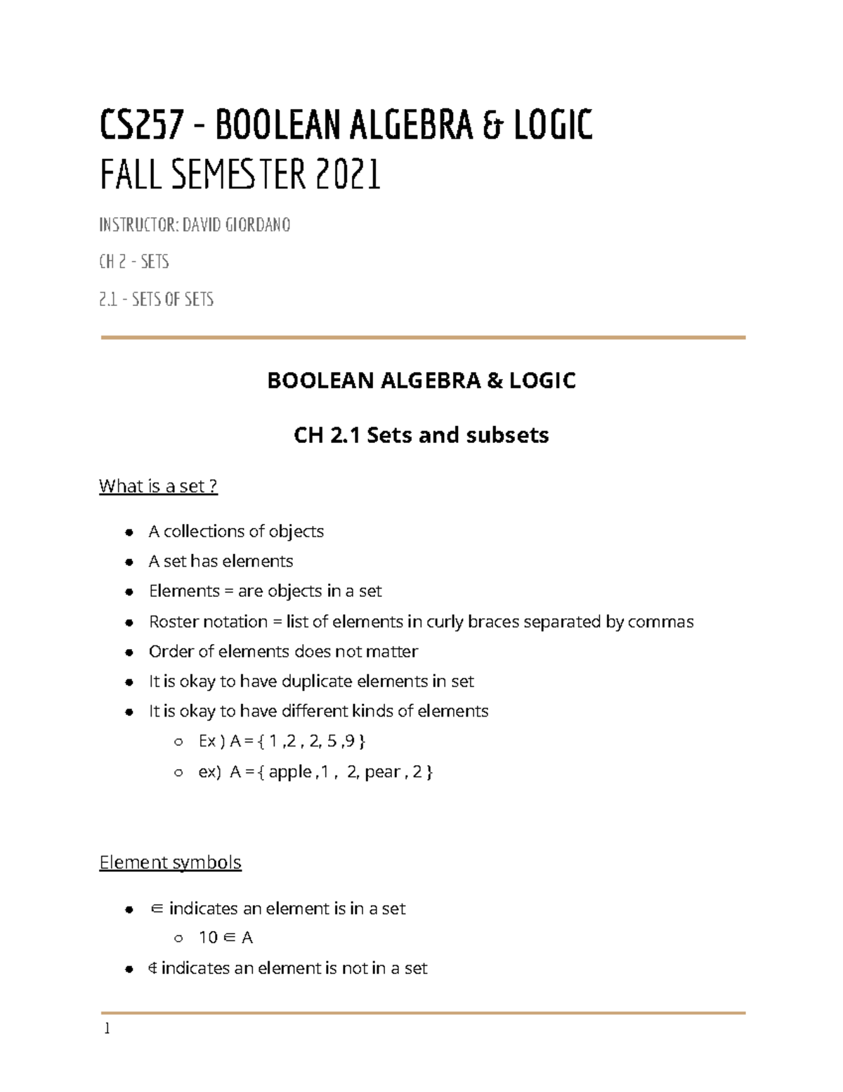 2021-boolean_algebra_&_logic-chapter_notes_2.1_week1 - CS257 BOOLEAN ...