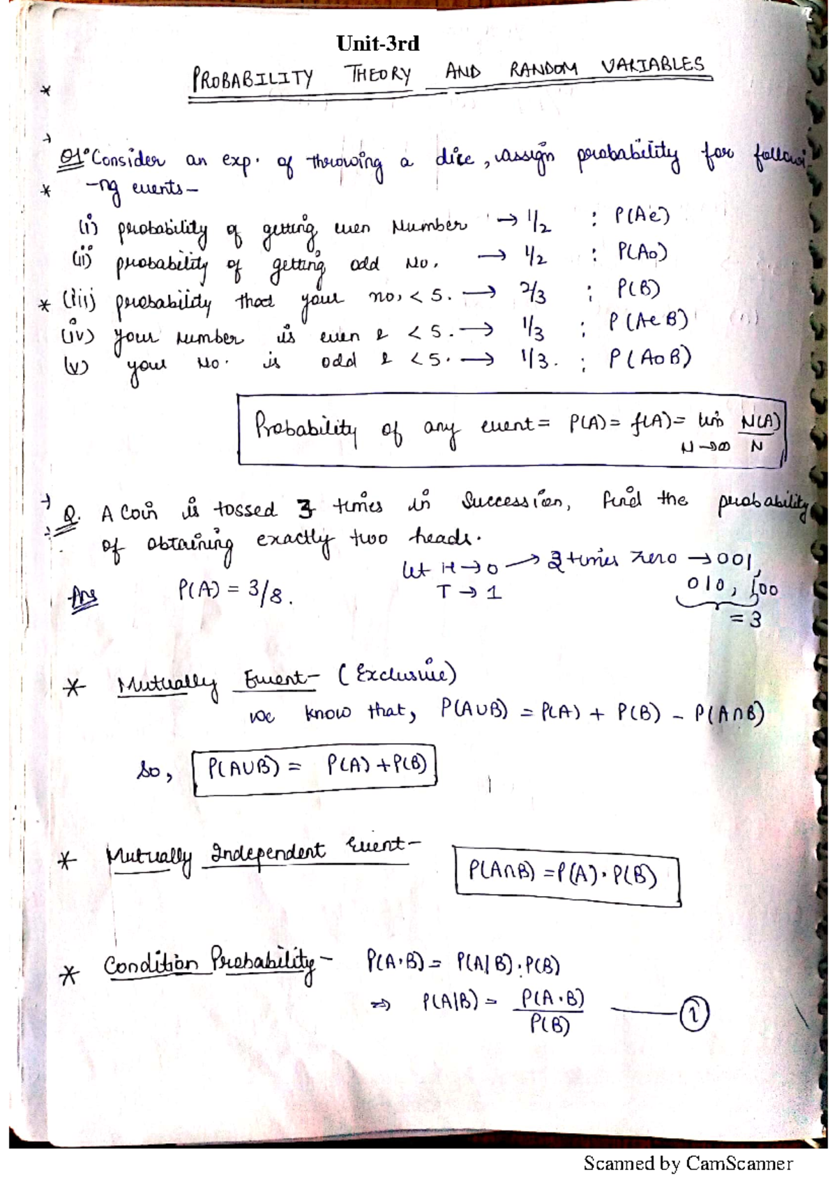 Comm Engg Kec 401 Unit 3 Notes 1 Communication Engineering Unit