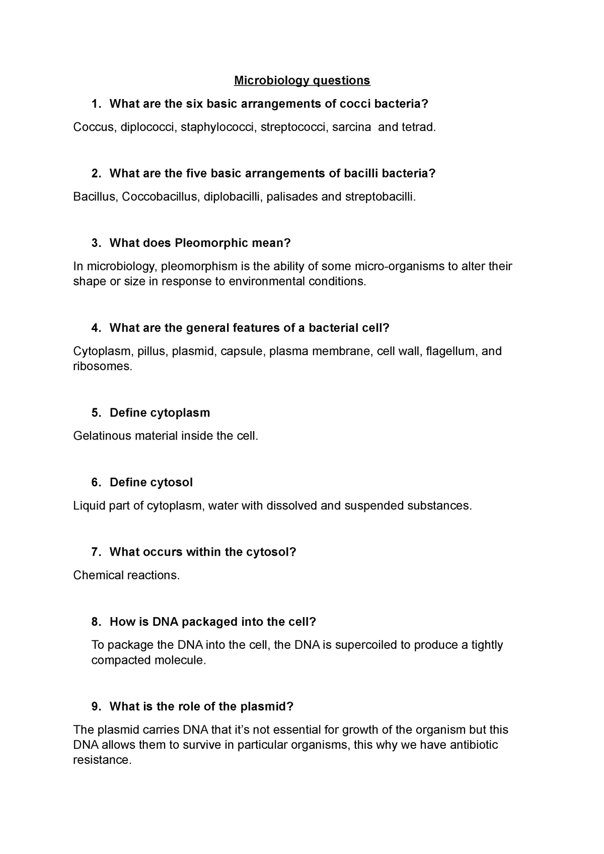 microbiology phd interview questions