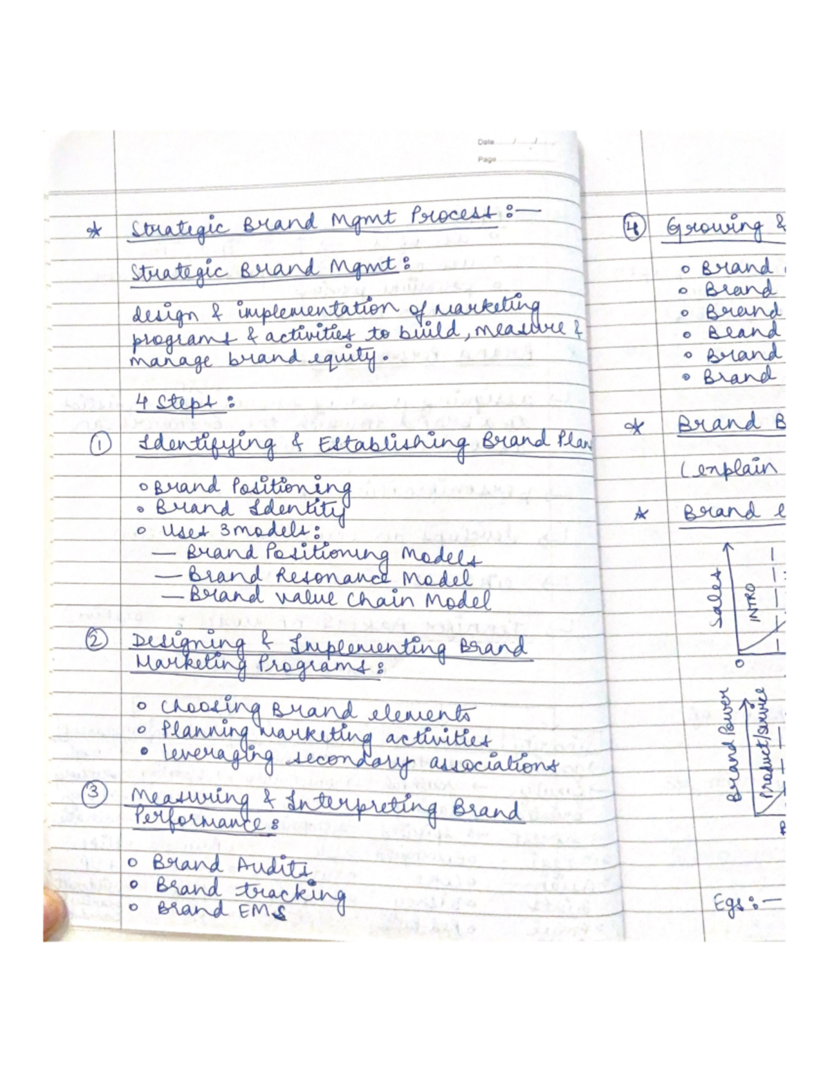 Brand Management - notes - Date Page strategic Brand Mgmt Process 4 ...