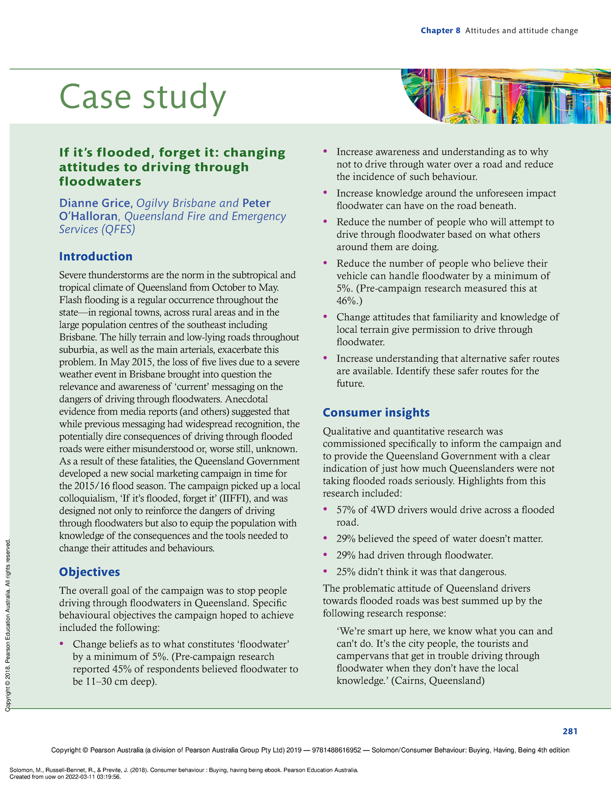 case study of flood management