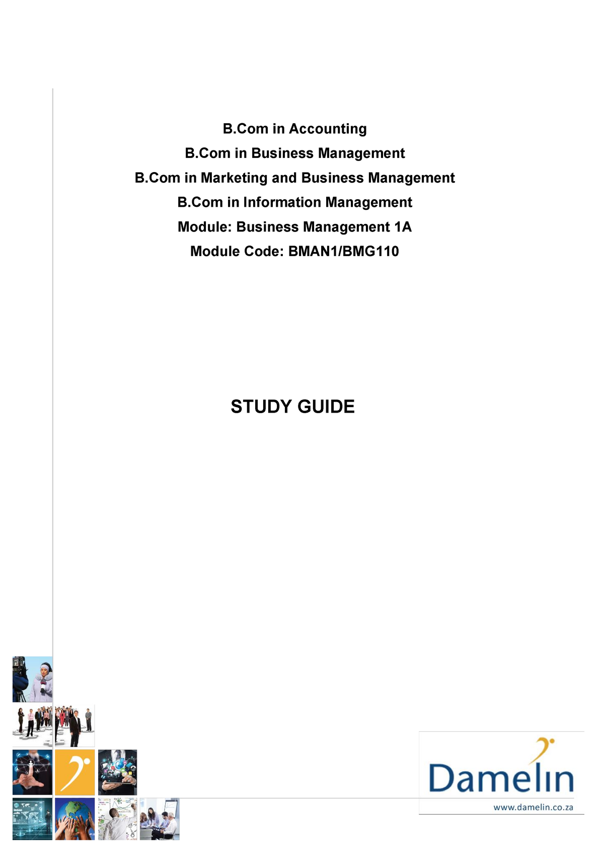 Business Management 1A - Study Guide-1-1 - Warning: TT: Undefined ...