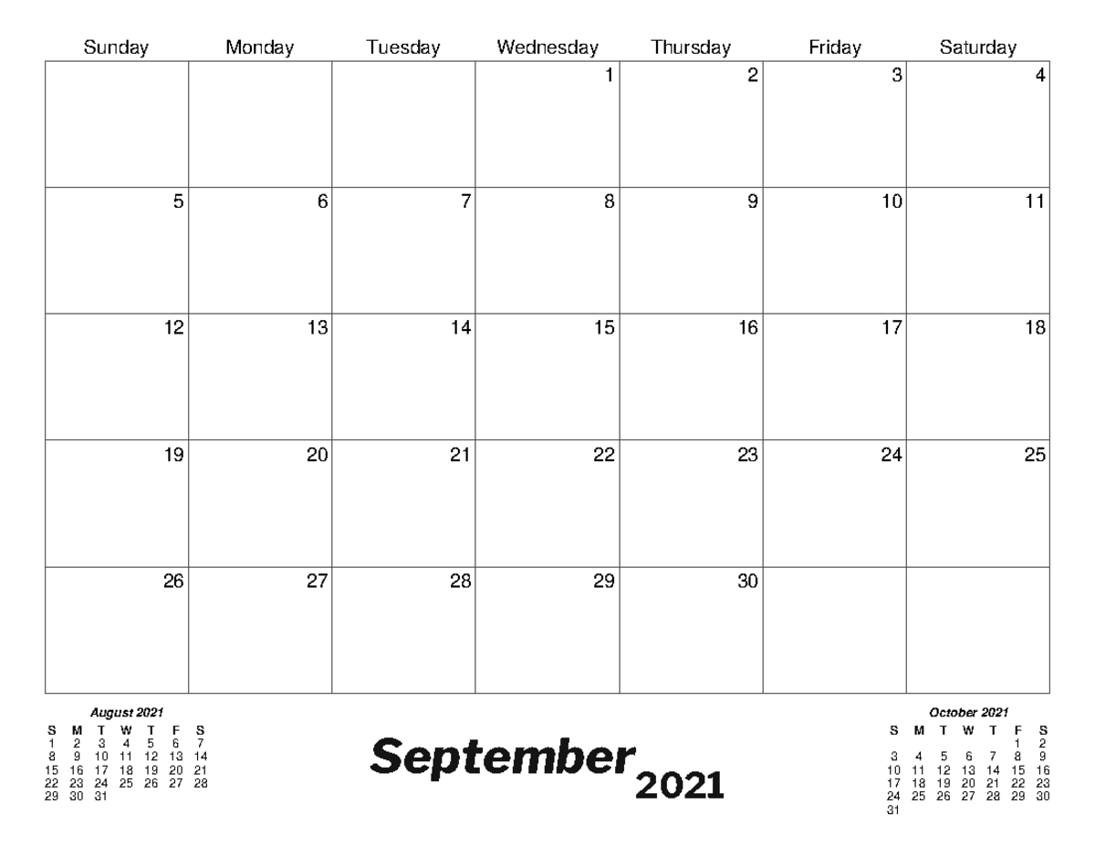 Calendar September 2021 cq1629026023681 - September - **_August_ ...