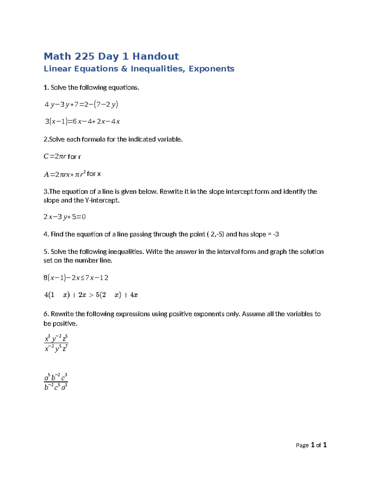 Uiuc Math 225 - s1elt5w