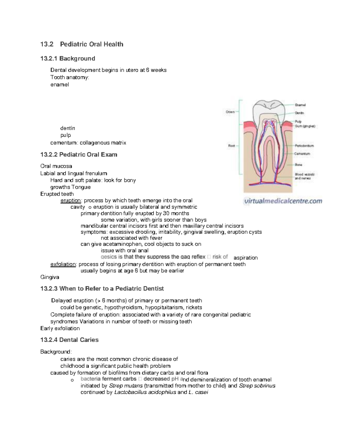Pediatric Oral Health casei At risk active decay or multiple