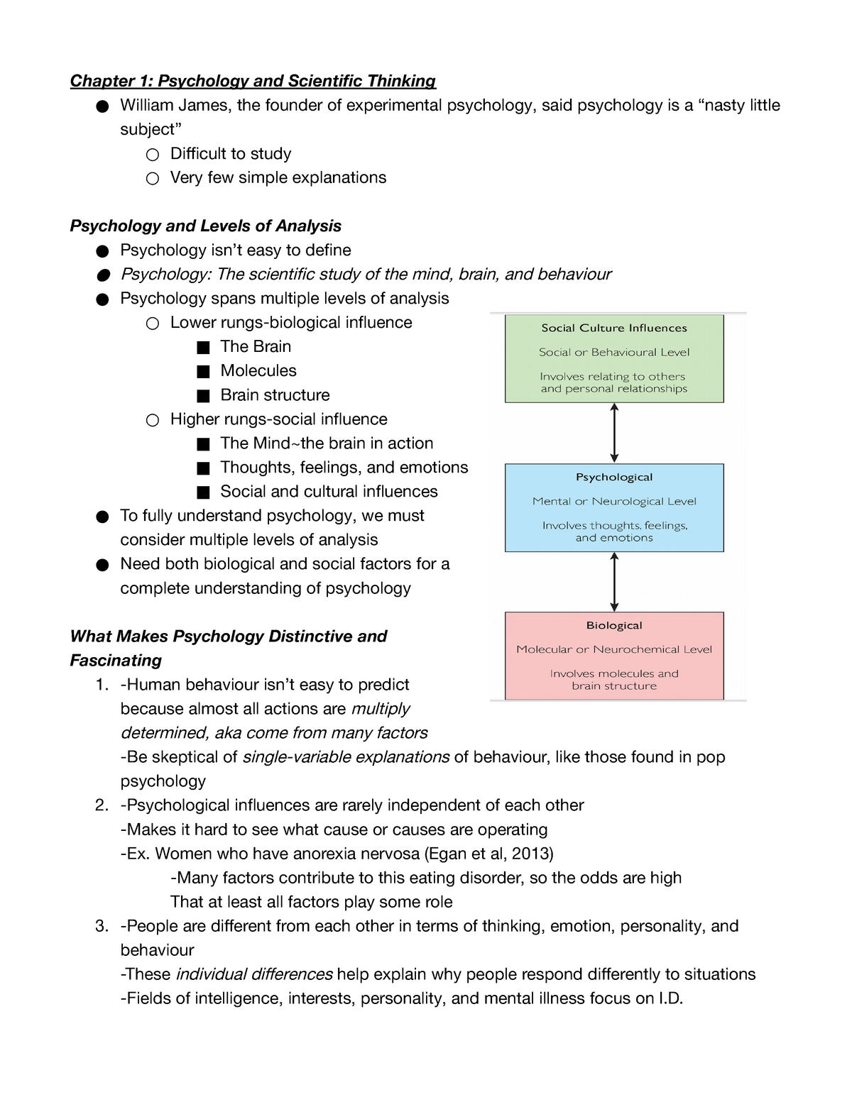 chapter 1 psychology critical thinking and science