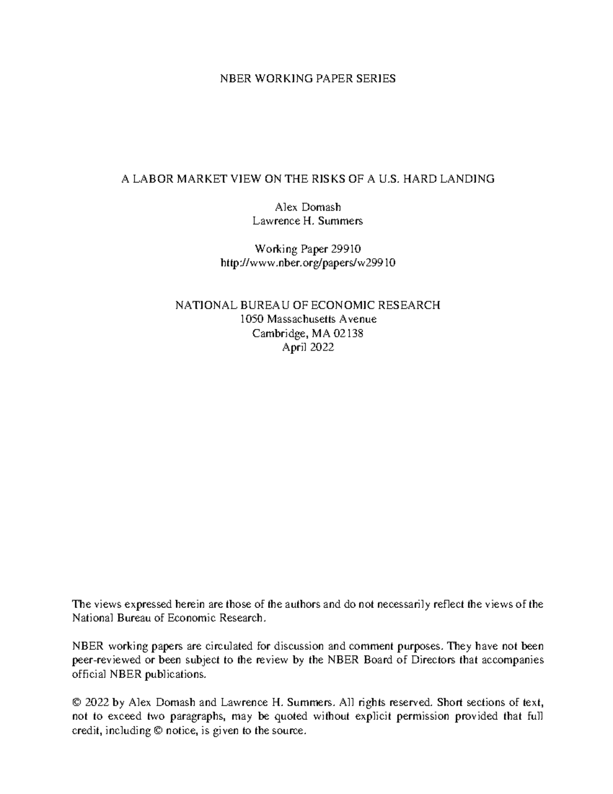 a-labor-market-view-on-the-risks-of-a-u-s-hard-landing-nber-working