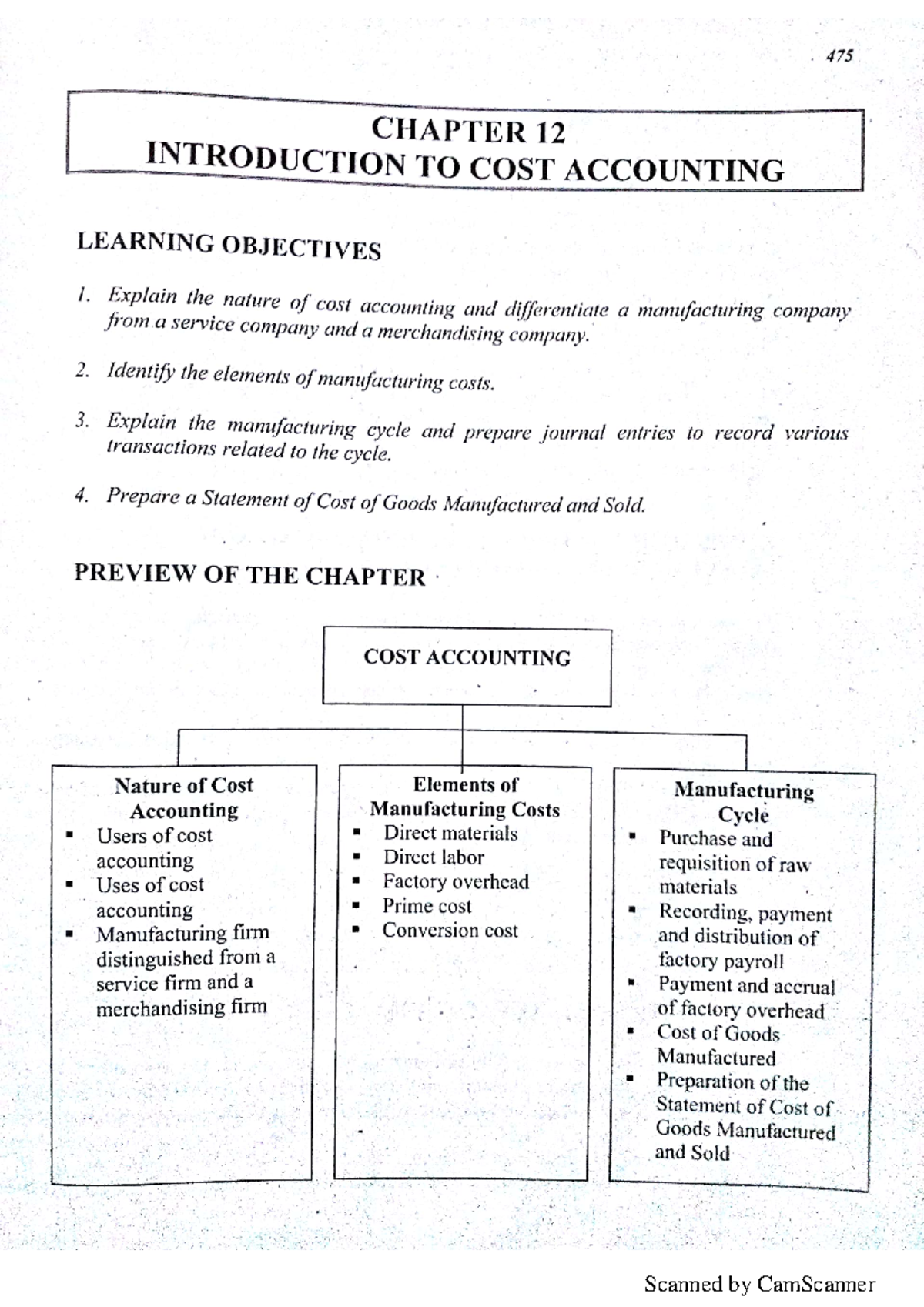 C12 Introduction to Cost Accounting - Accountancy - Studocu