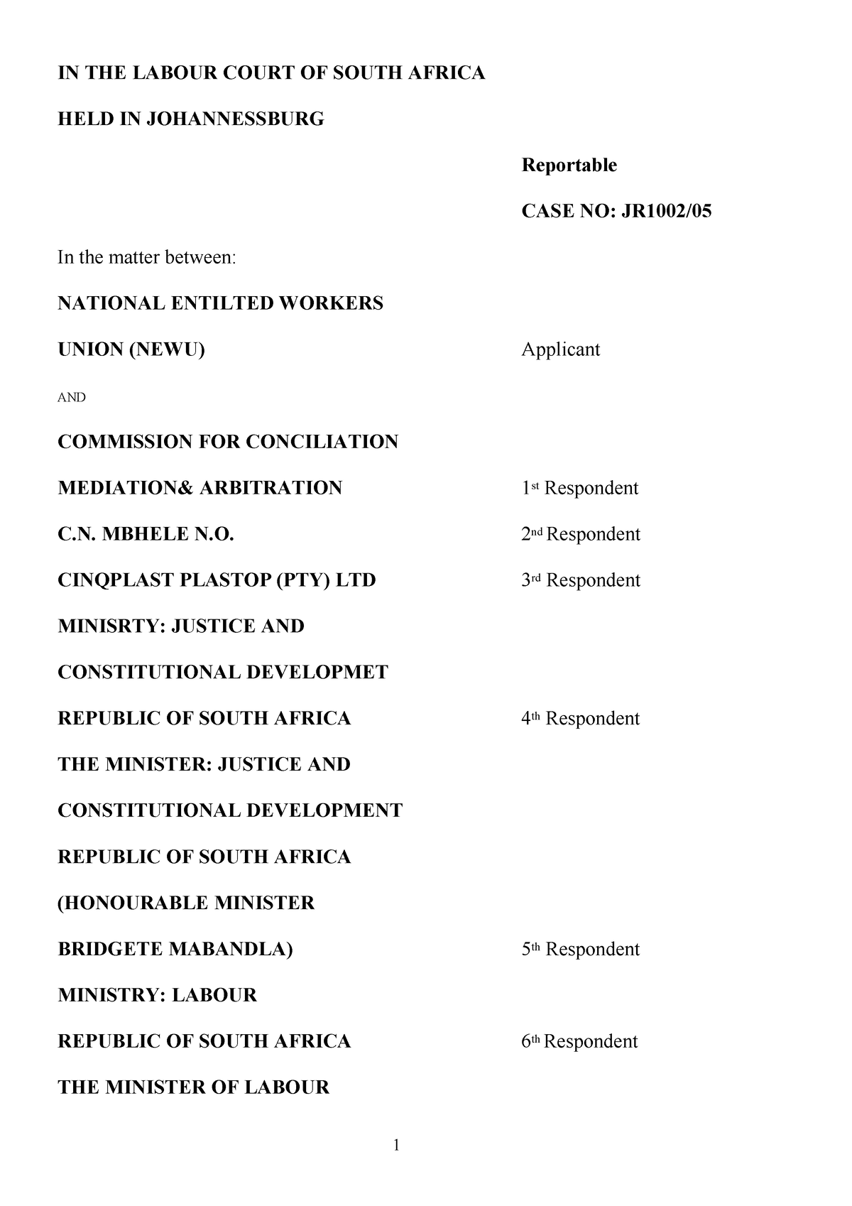 155-case-law-in-the-labour-court-of-south-africa-held-in