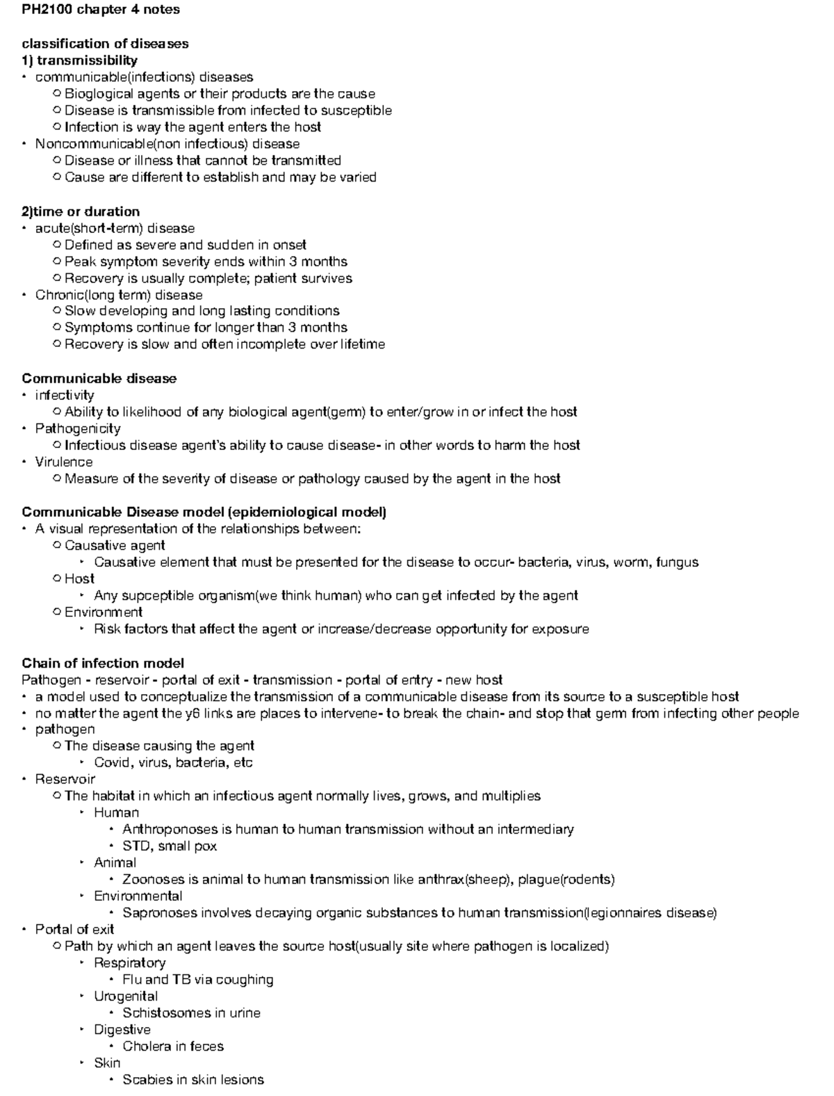 PH2100 Lecture 6 Notes - Based off of Professor Patricia Wren - PH2100 ...