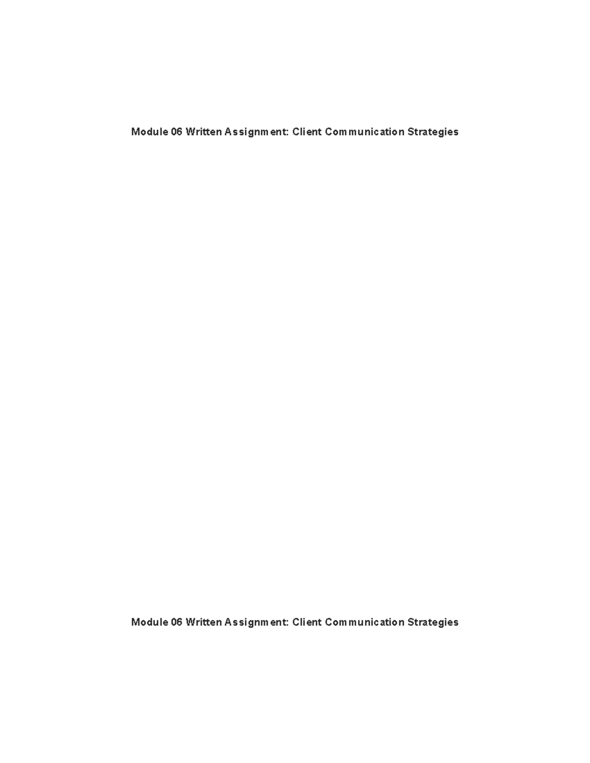 Module%2006 %20Written%20Assignment-%20Client%20Communication ...