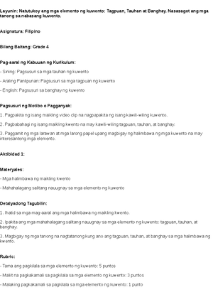 DLL English 4 Q2 W4 - hell - GRADES 1 to 12 DAILY LESSON LOG School ...