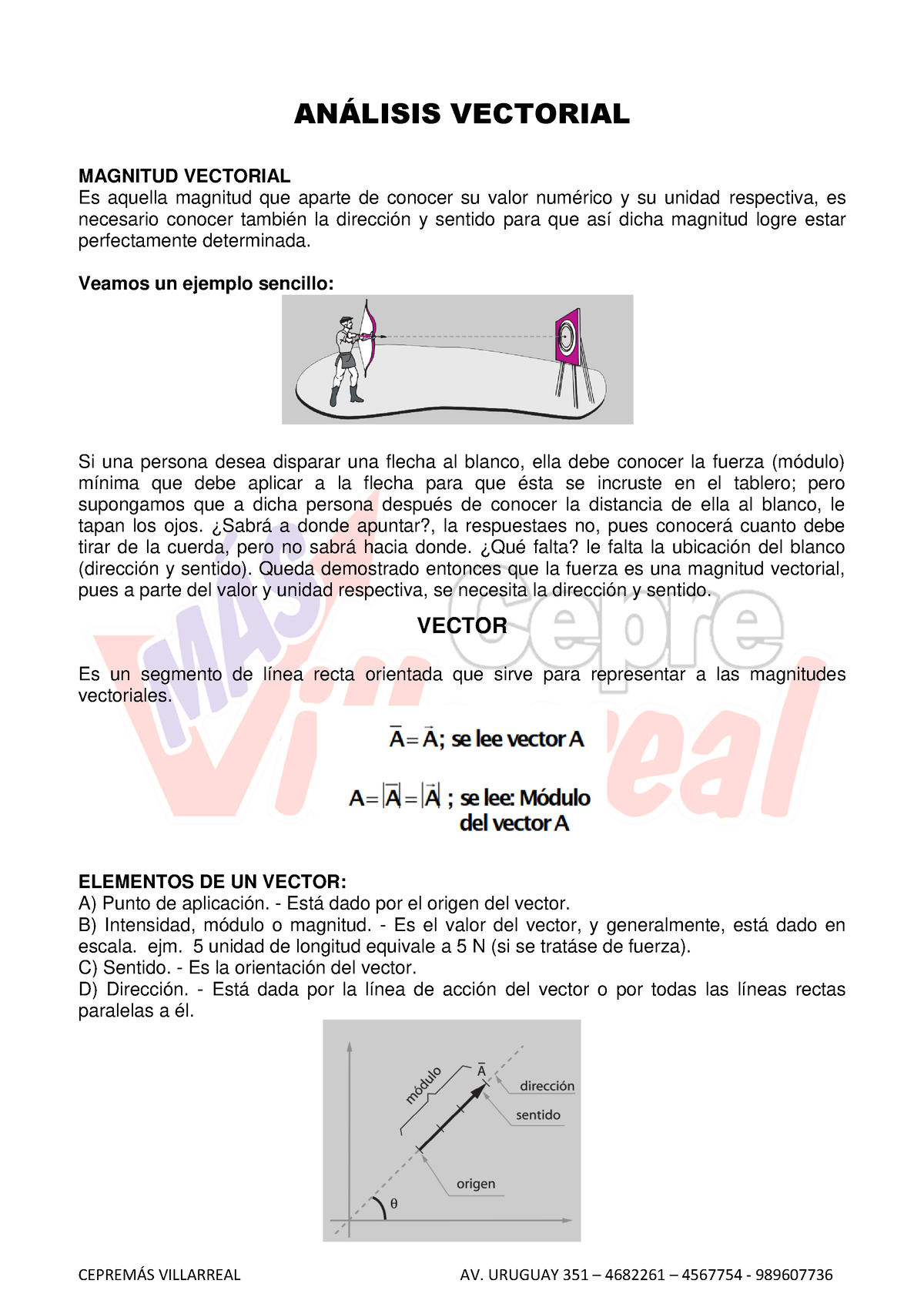 Vectores Fisica Ejercicios De Practica Anlisis Vectorial Magnitud