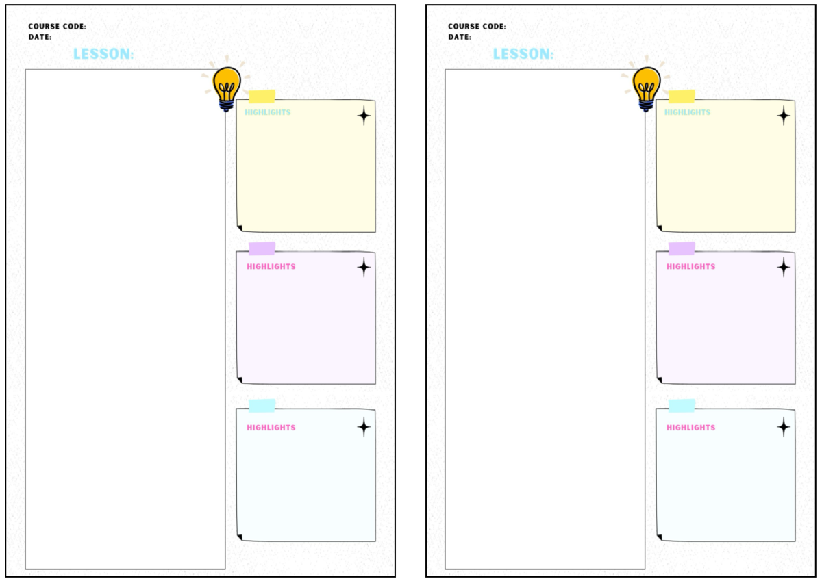 Cornell Notes Template - BS Psychology - COURSE CODE: COURSE CODE: DATE ...