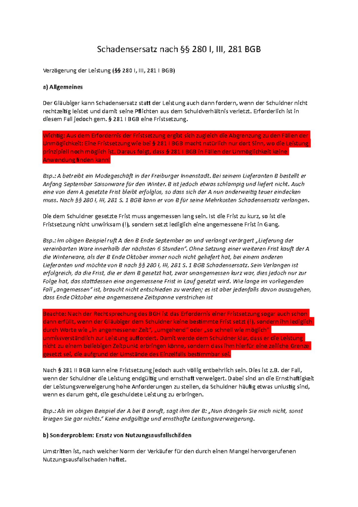 schadensersatz-nach-280-i-iii-281-bgb-allgemeines-schuldrecht