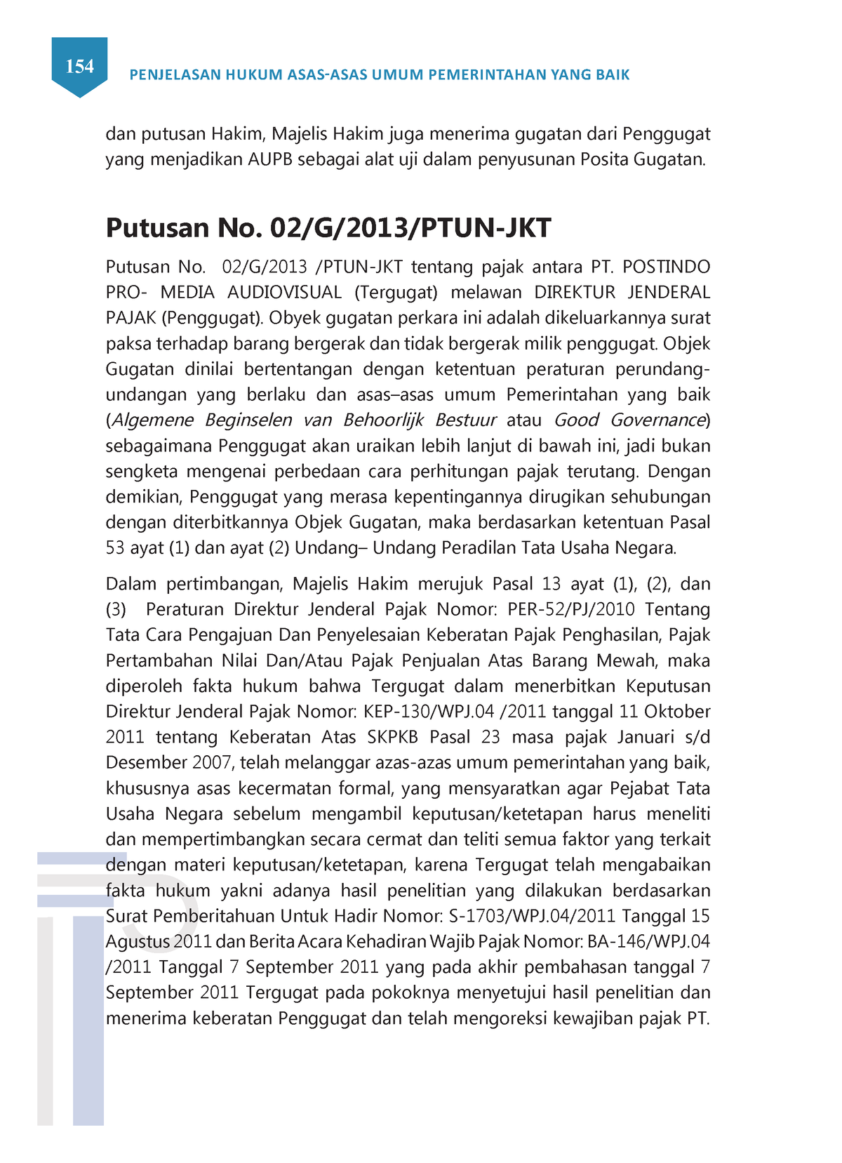 Penjelasan Hukum ASAS ASAS UMUM Pemerintahan YANG BAIK 40 - 154 ...