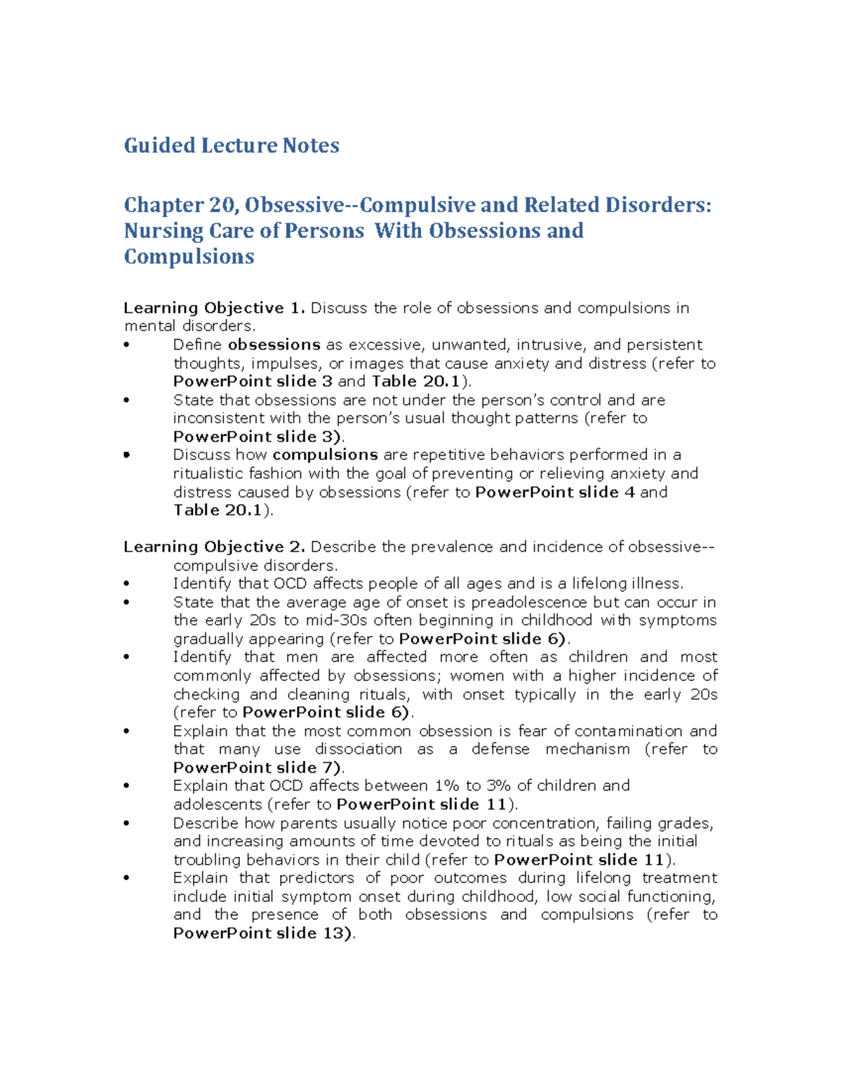 Boyd Ess 2e Guided Lecture Notes Chapter 20 - Guided Lecture Notes ...