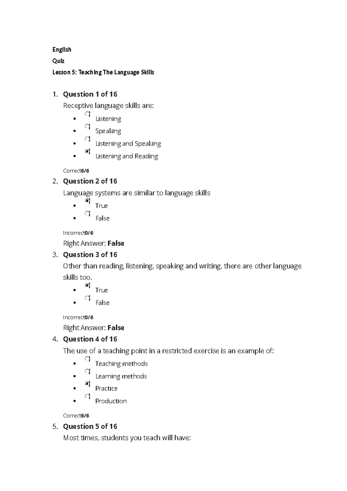 tefl on the beach assignment 2 answers