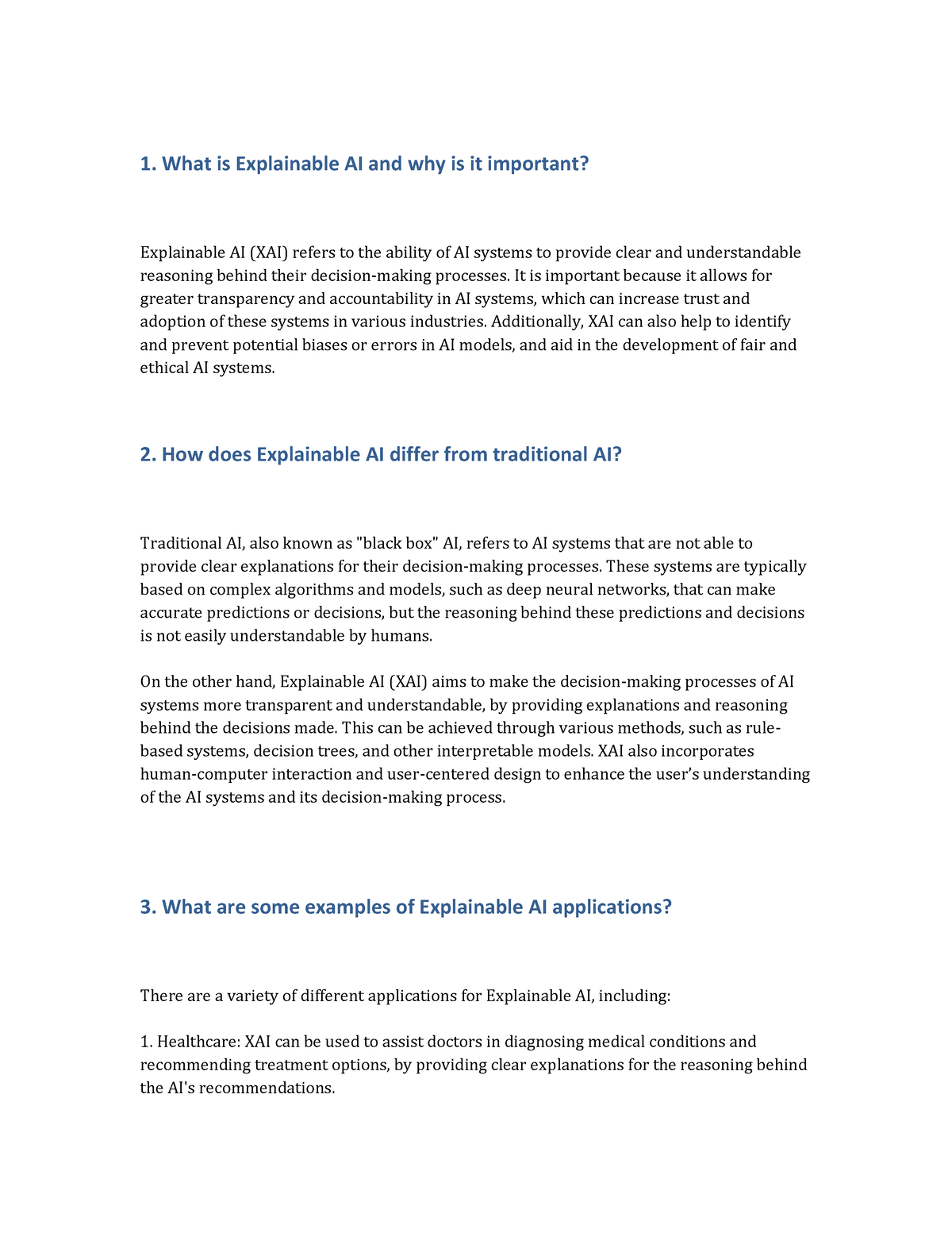 Explainable AI1 - 1. What Is Explainable AI And Why Is It Important ...