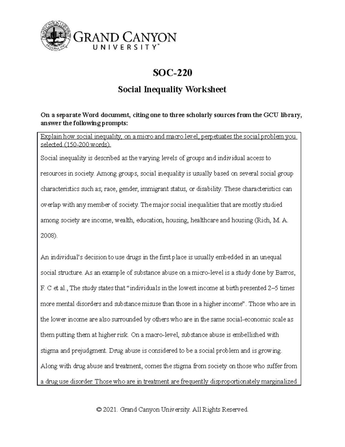 Soc 220 social problems powerpoint presentation image