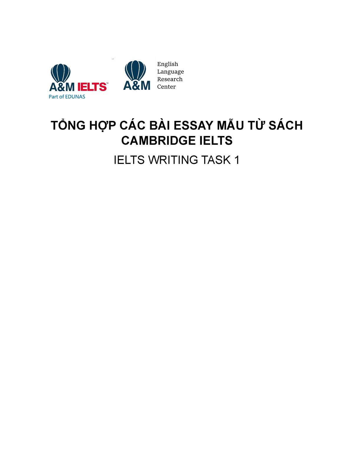 Ielts Writing Task 1 Sample - English - Studocu