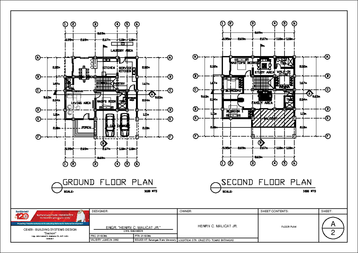 Page 2 floor plan - sssss - Physical Education - DESIGNER: CE409