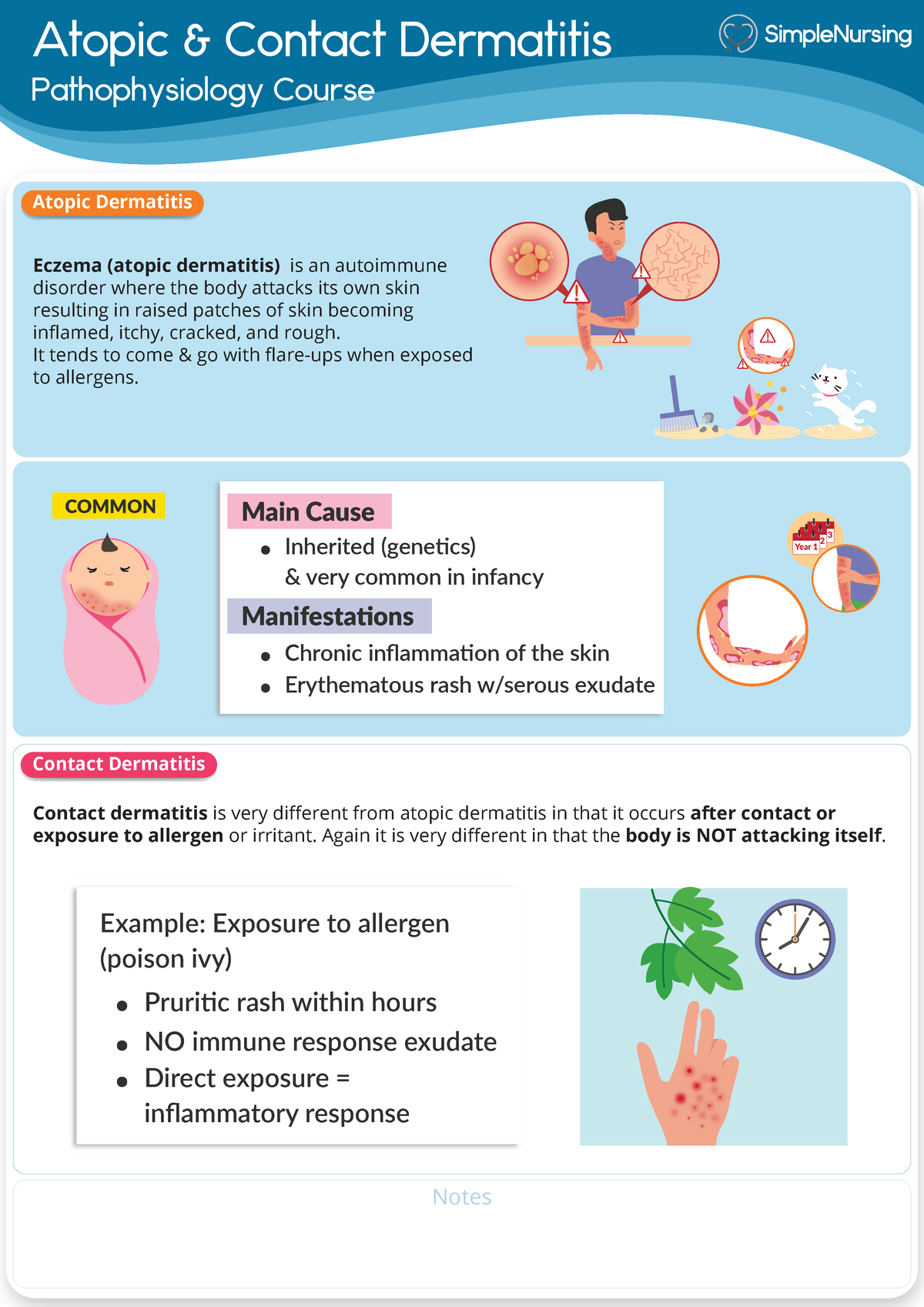 4. Eczema, Atopic vs. Contact Dermatitis - Atopic & Contact Dermatitis ...