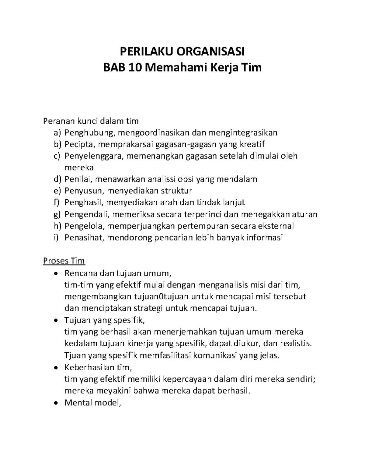 Perilaku Organisasi, Bab 10 - PERILAKU ORGANISASI BAB 10 Memahami Kerja ...