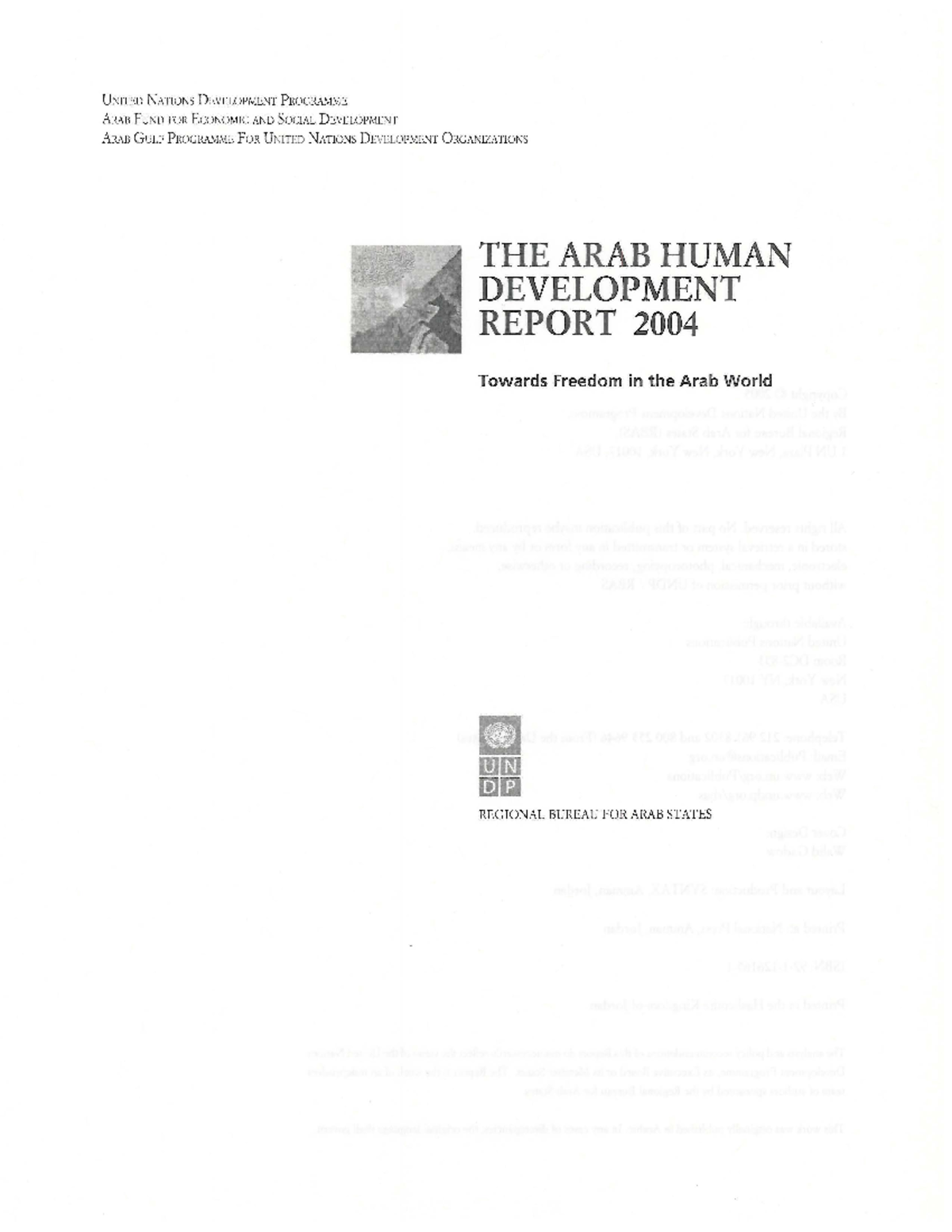 11b Arab Human Development Report 2004 81 99 United Nations