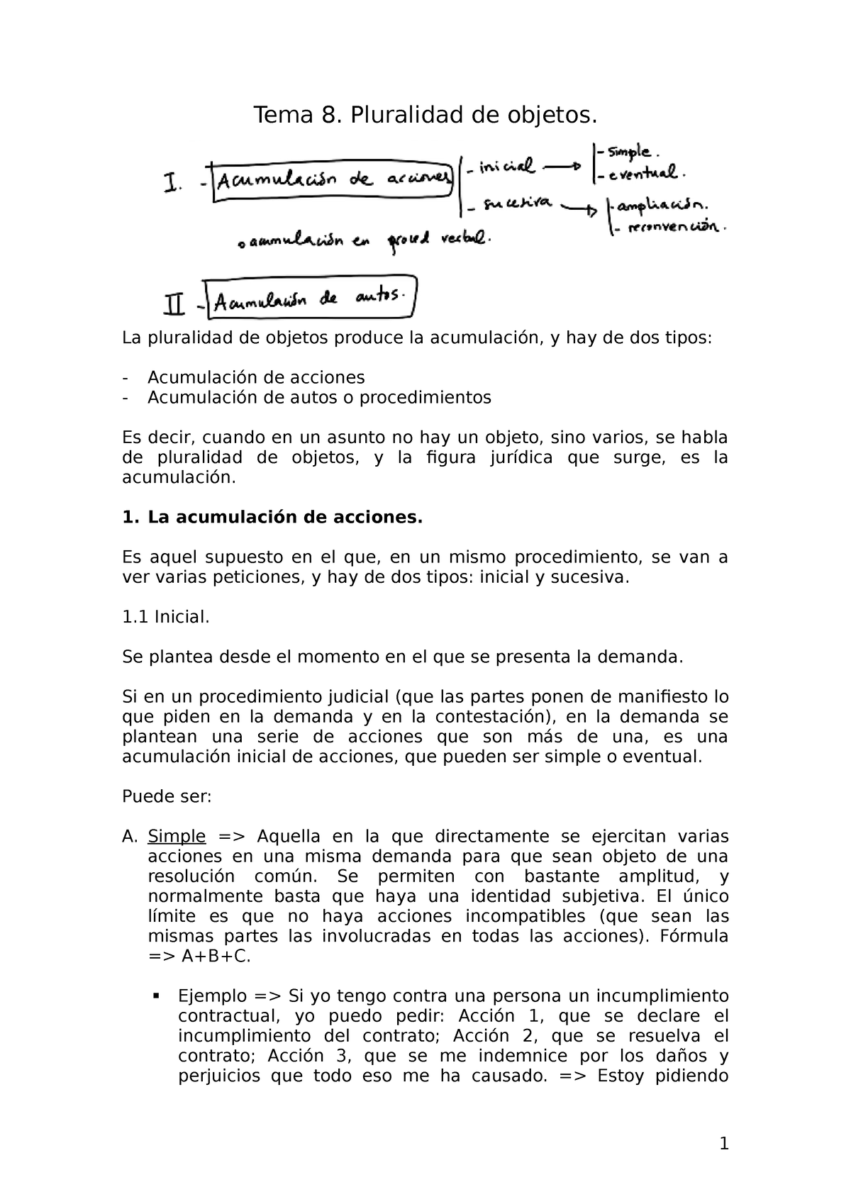 Tema 8 P Apuntes De Clase Tema 8 Pluralidad De Objetos La Pluralidad De Objetos Produce La 1856