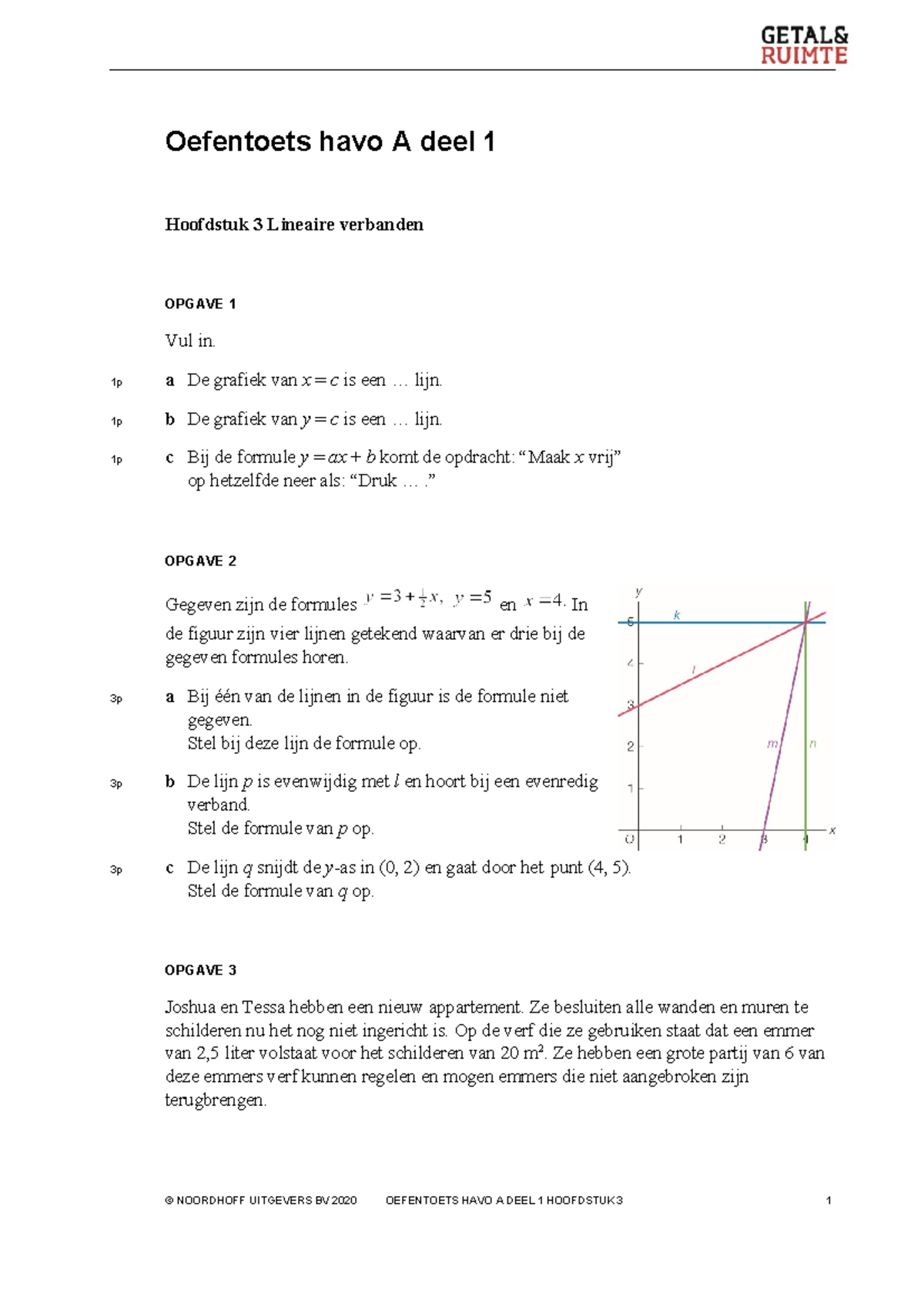 Oefentoets-H3 - Voor Free - Oefentoets Havo A Deel 1 Hoofdstuk 3 ...