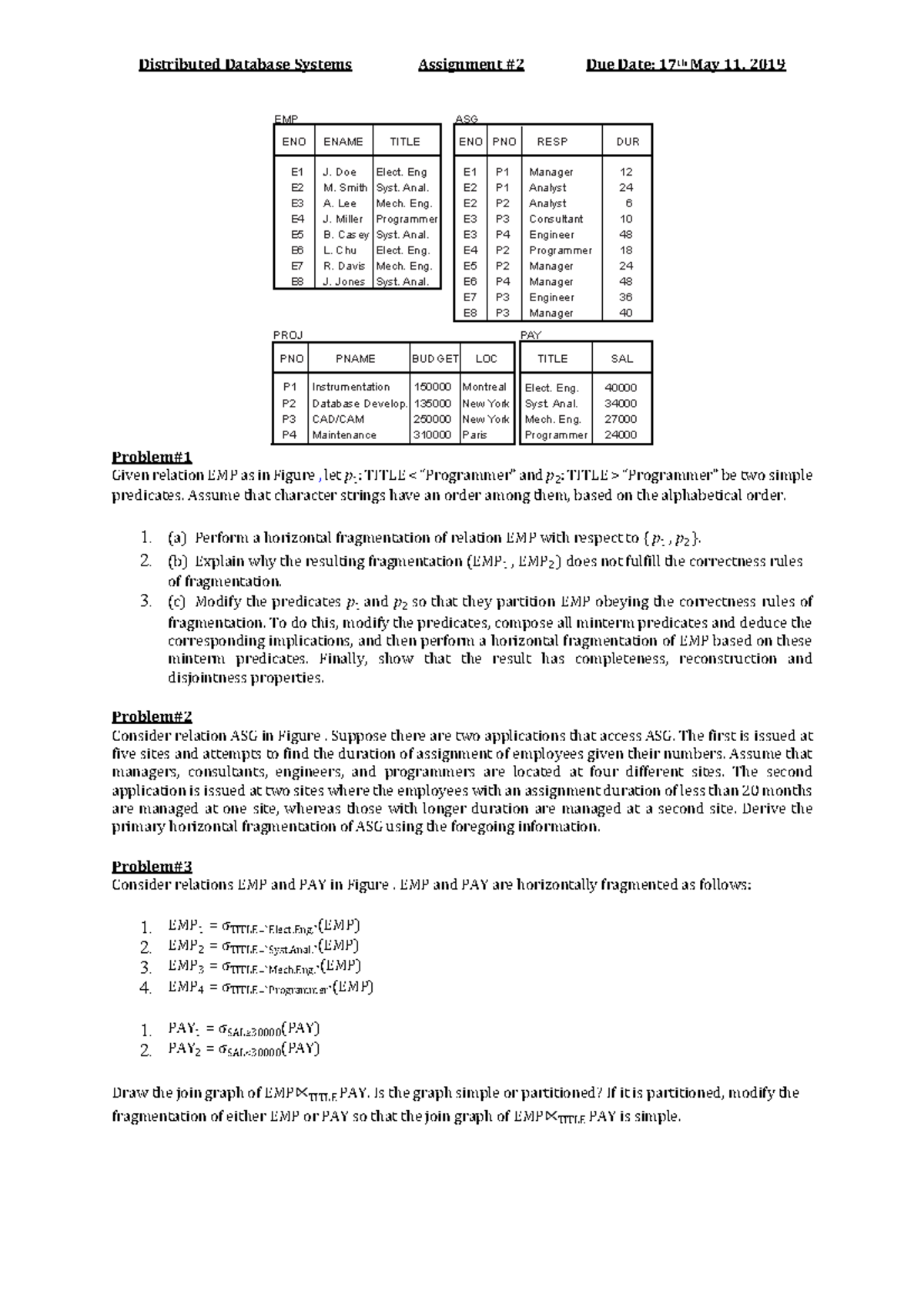 Document - lab practicals - **Distributed Database Systems Assignment ...