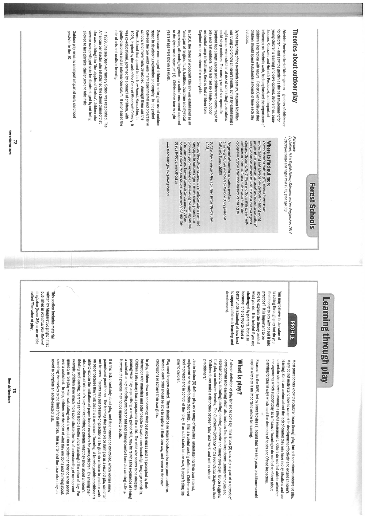 Froebel Theory Summary Studocu