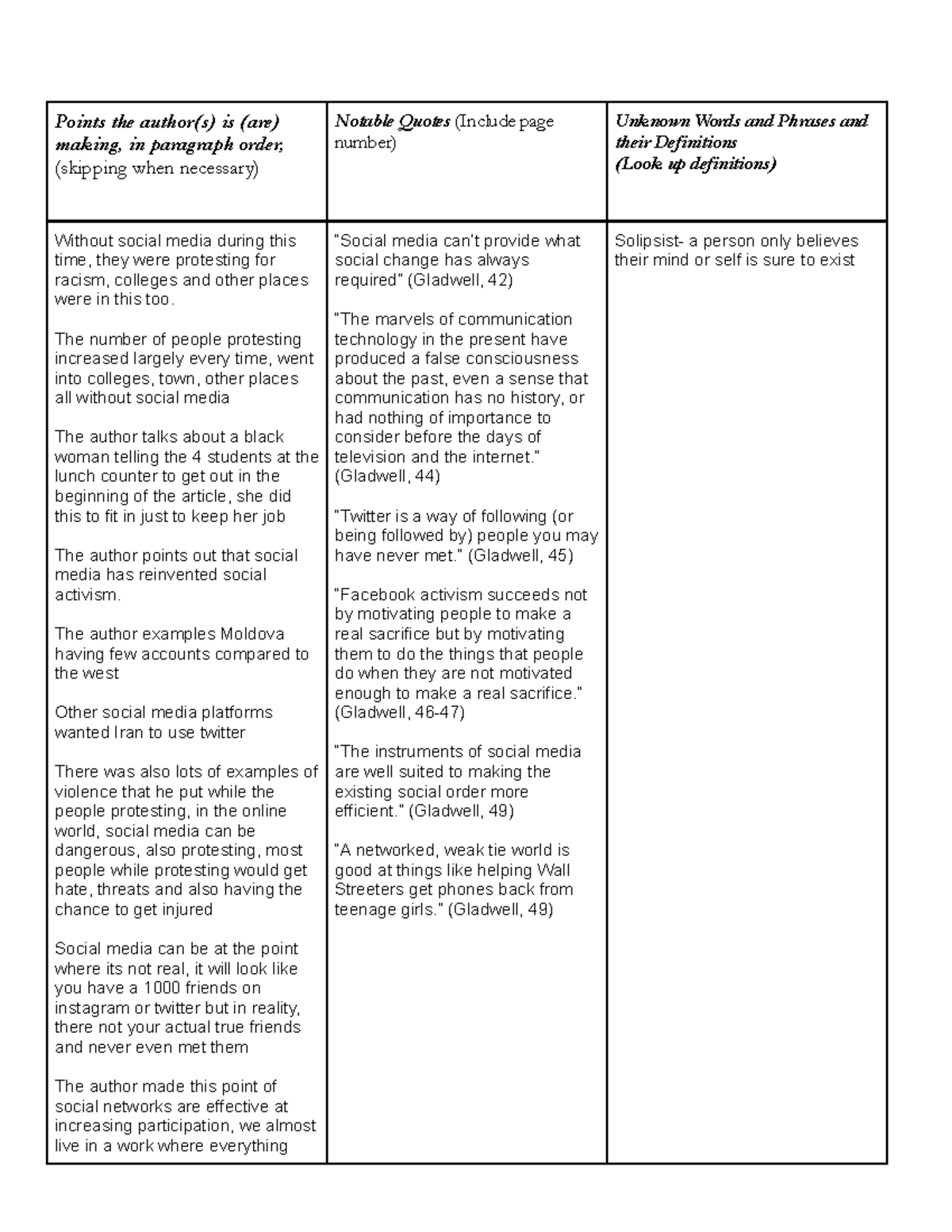 Close Reading Worksheet High School Pdf